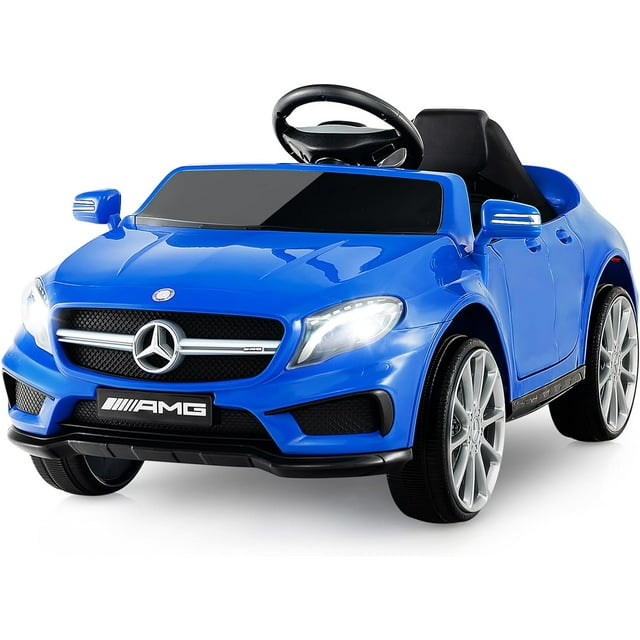 OLAKIDS 12V Electric Kids Ride on Car, Licensed Mercedes Benz GLA45 Toy Car with Remote Control