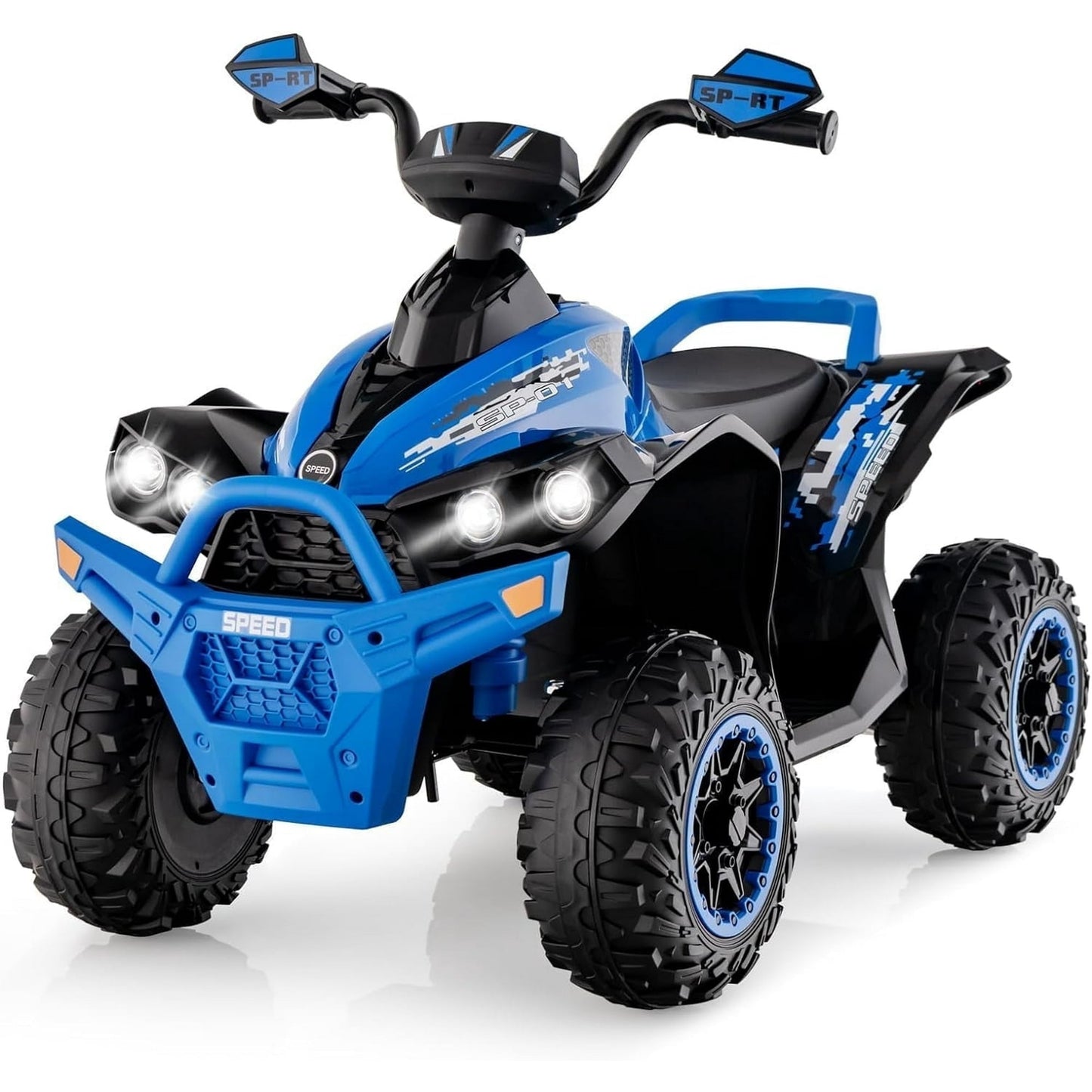 OLAKIDS Kids Ride on ATV, 12V 4 Wheeler Quad Toy Vehicle, Electric Ride on Toy, Battery Powered Wheels Car