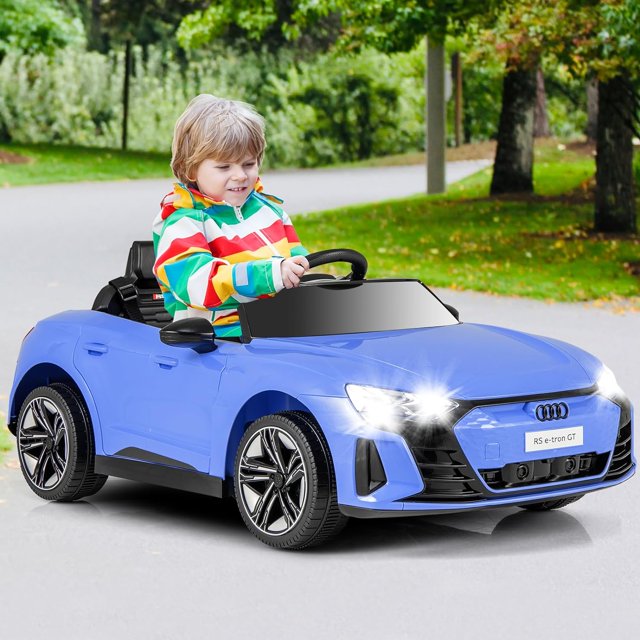 OLAKIDS 12V Kids Ride on Car, Licensed Audi RS e-tron GT Electric Vehicle with Remote Control