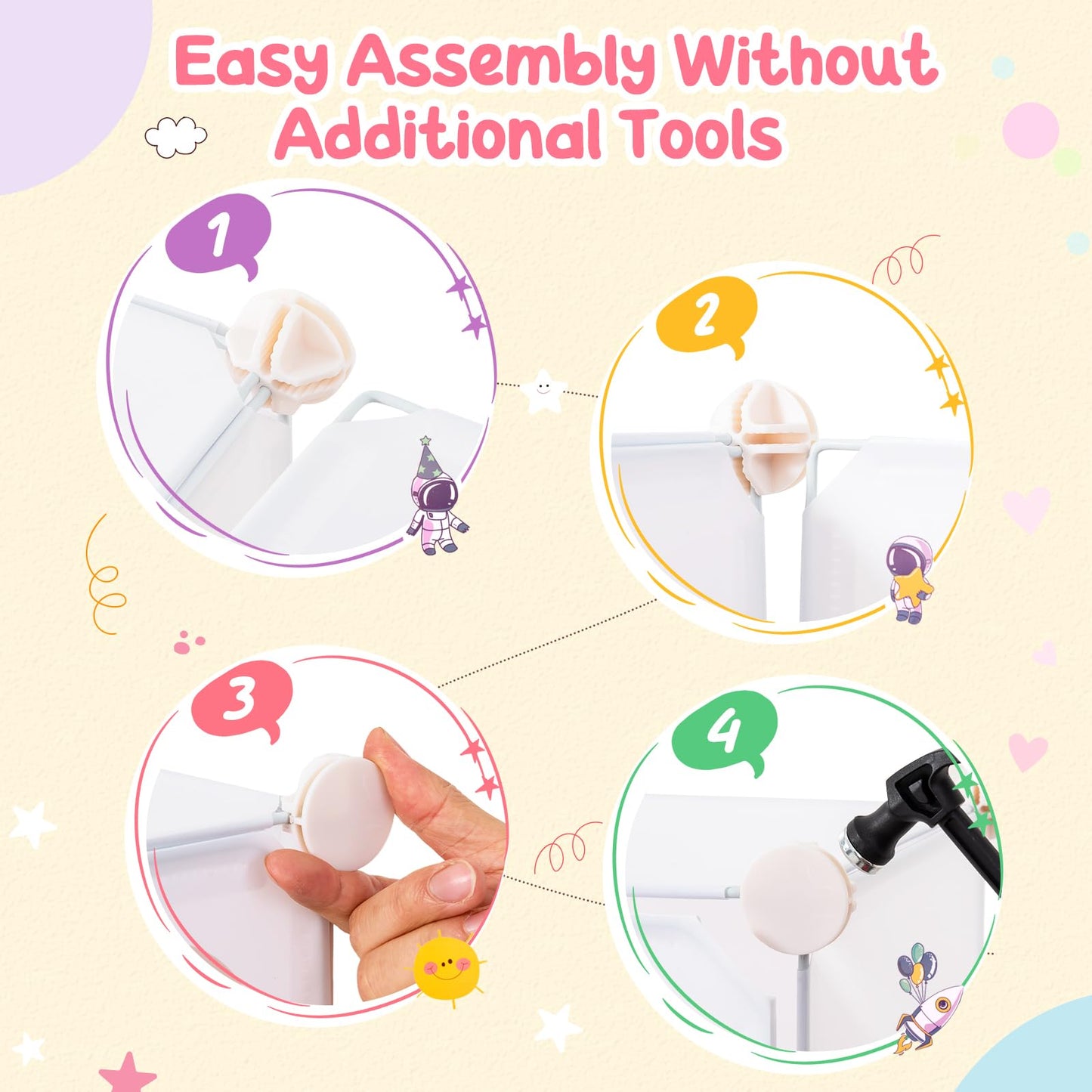 OLAKIDS Children Wardrobe, Cute for Kids Bedroom Nursery Armoire with 12 Cube, Kid Clothes Storage Organizer