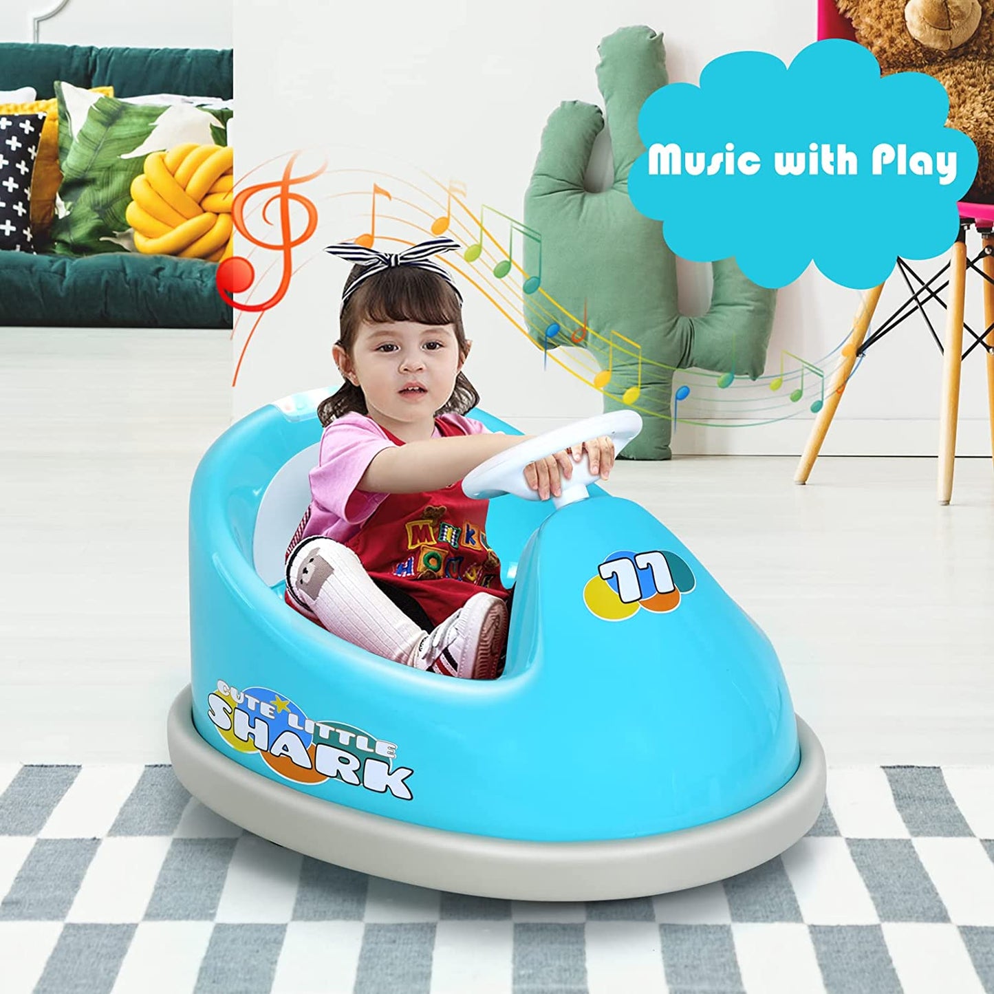 6V Electric Vehicles Ride On Bumper Car Remote Control OLAKIDS