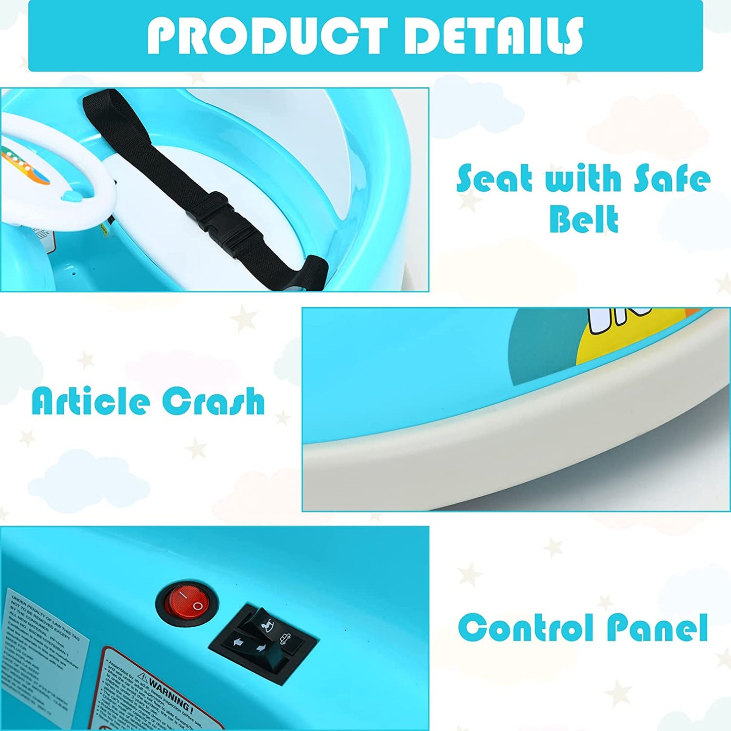 6V Electric Vehicles Ride On Bumper Car Remote Control OLAKIDS