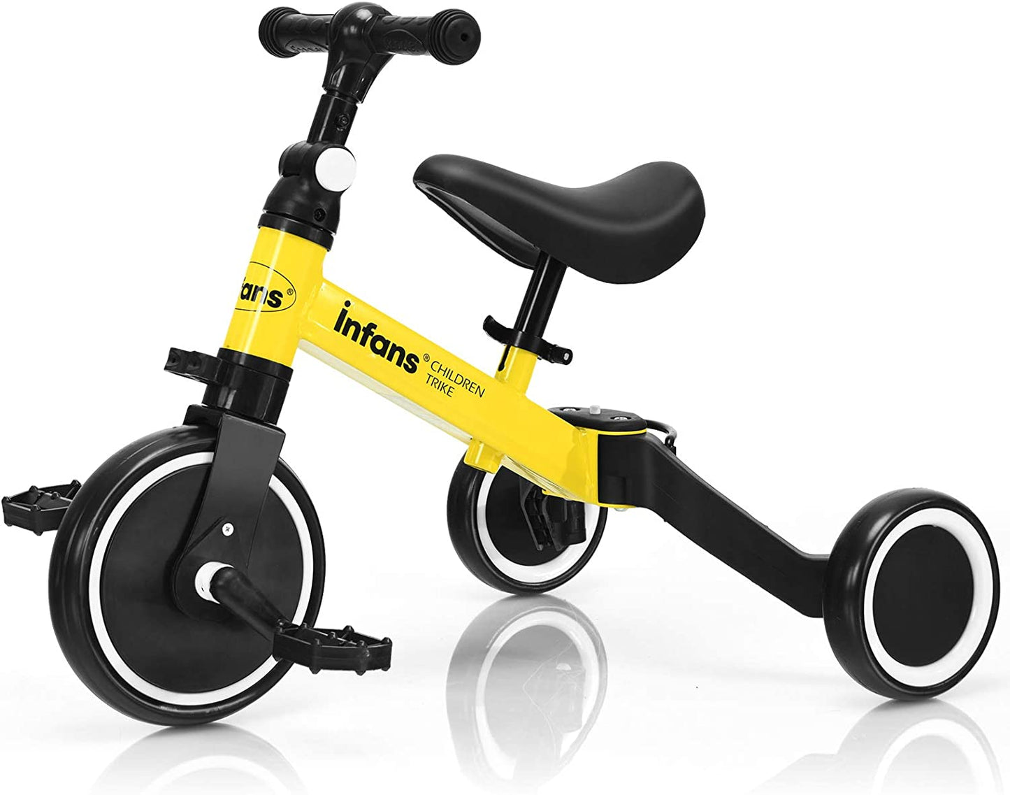 Kids 3 Wheels Tricycles Wheels with Detachable Pedal OLAKIDS