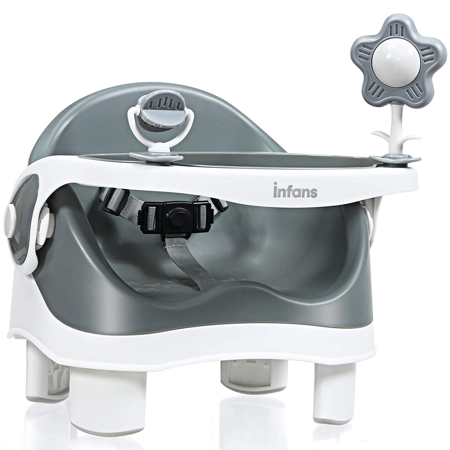 3-in-1 Portable Floor Baby Booster Seat OLAKIDS