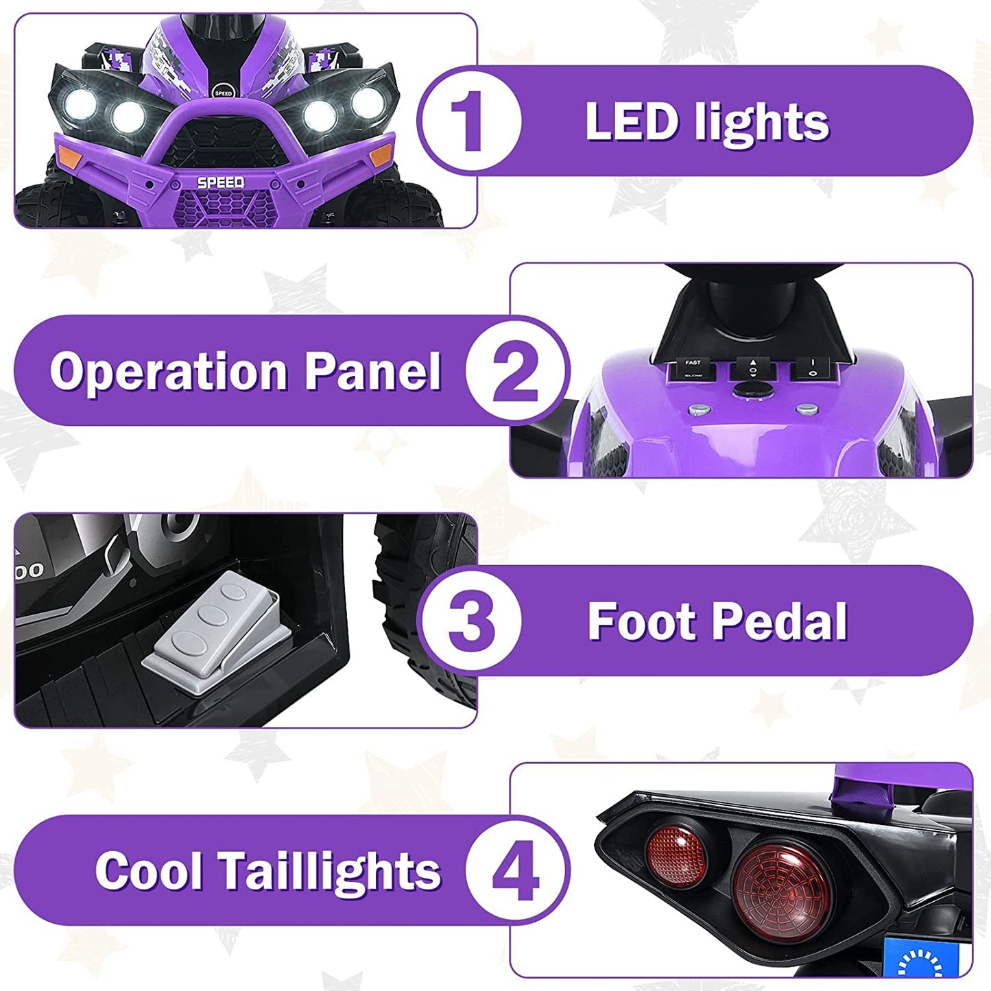 2-in-1 Electric Tractor with Detachable Trailer OLAKIDS