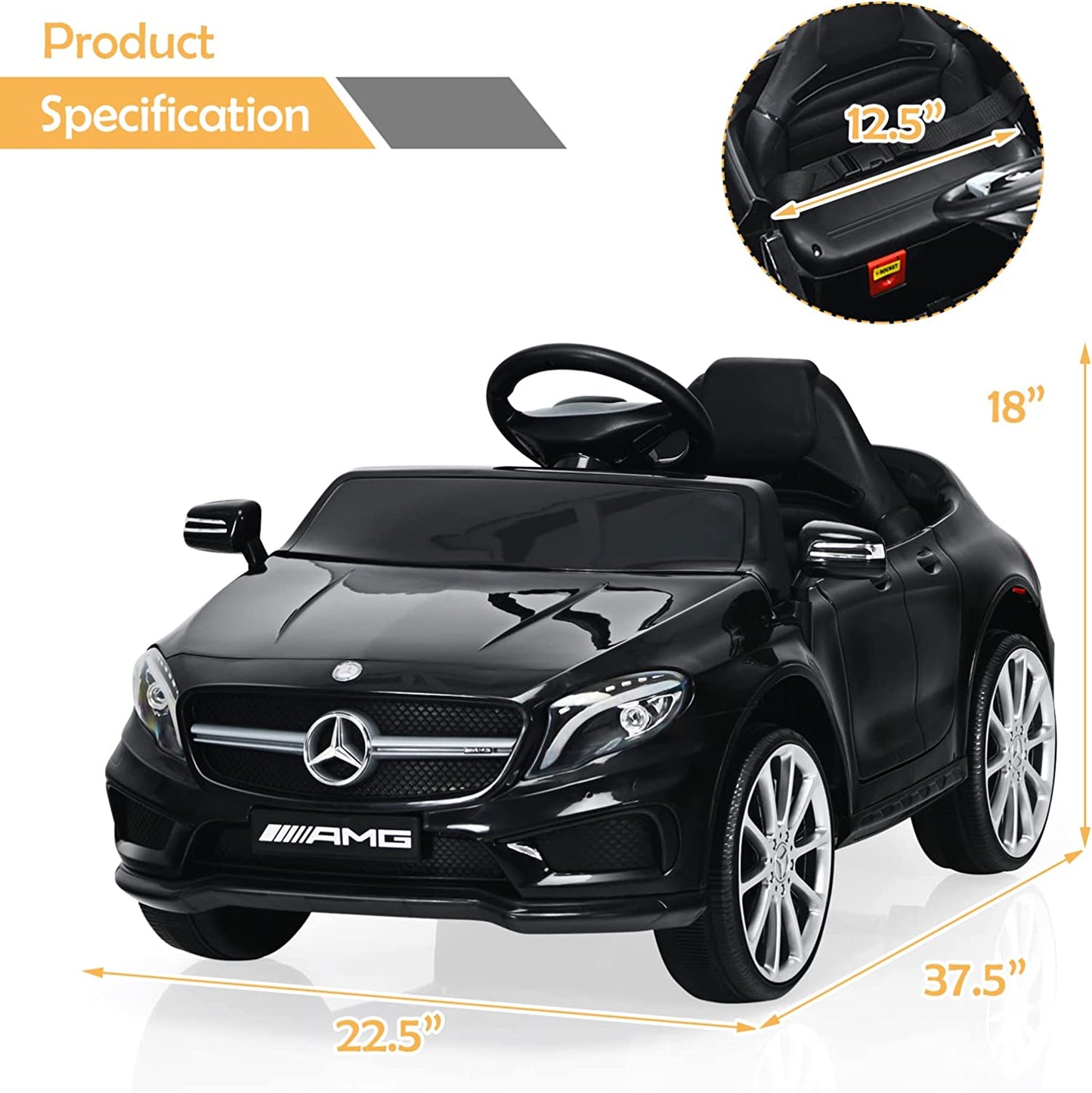 12V Electric Kids Ride On Carr with Remote Control OLAKIDS