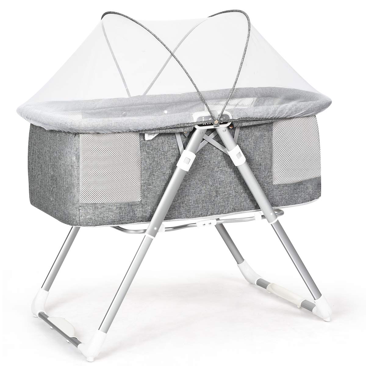 Folding rocking bassinet on sale