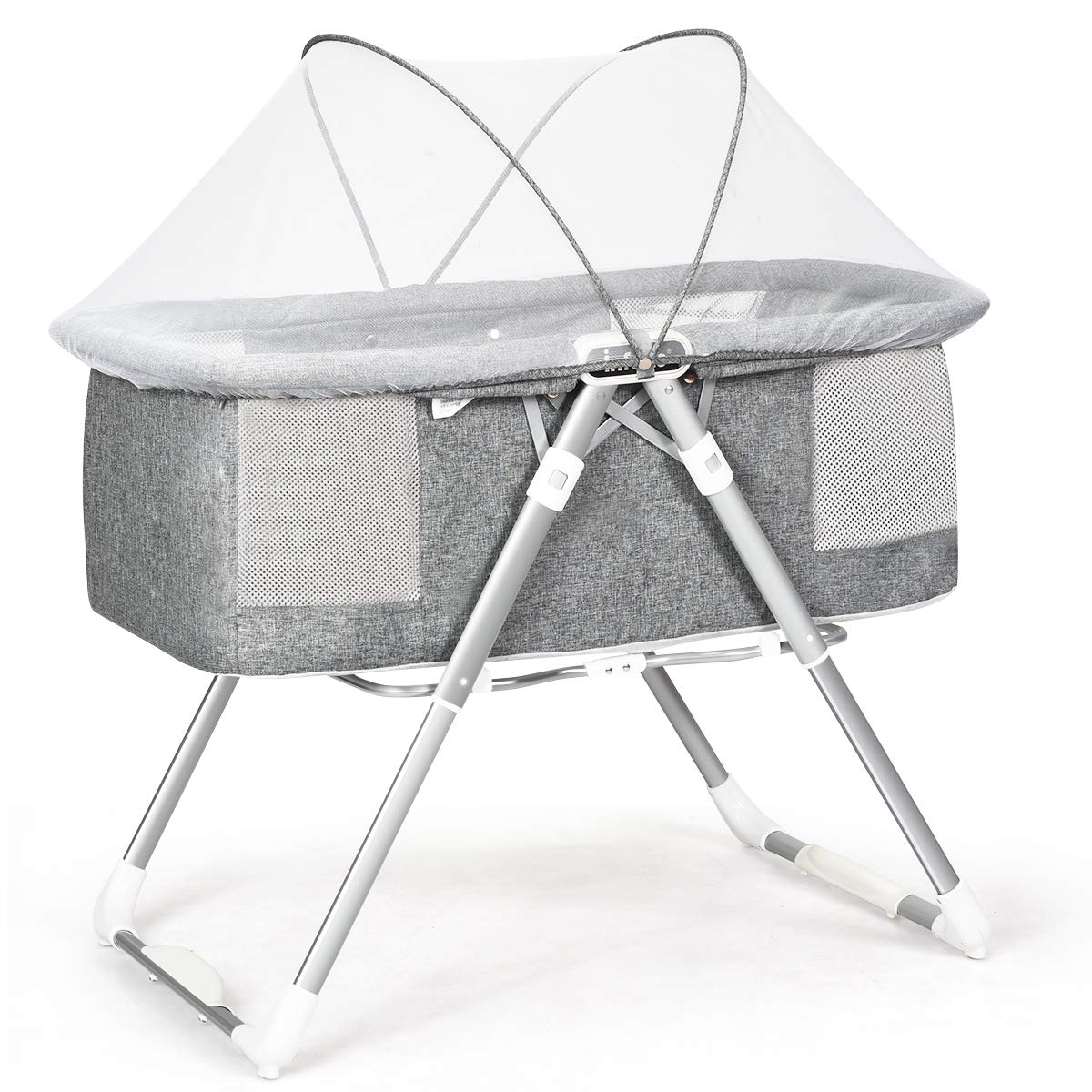 2-in-1 Rocking Bassinet for Newborn Baby OLAKIDS