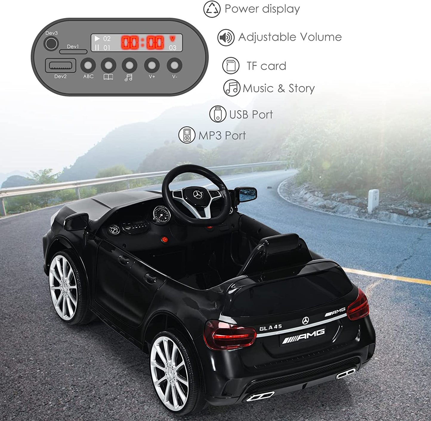 12V Electric Kids Ride On Carr with Remote Control OLAKIDS