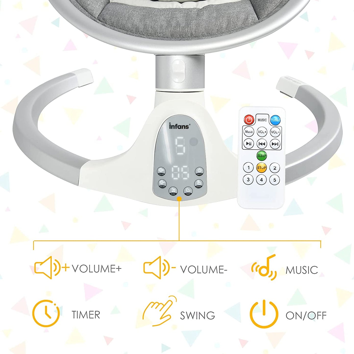 Baby Swing for Infants OLAKIDS
