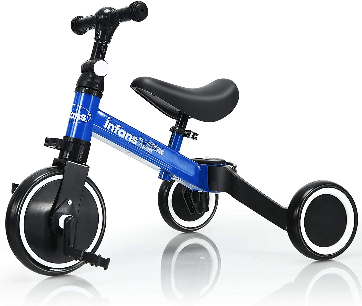 Kids 3 Wheels Tricycles Wheels with Detachable Pedal OLAKIDS