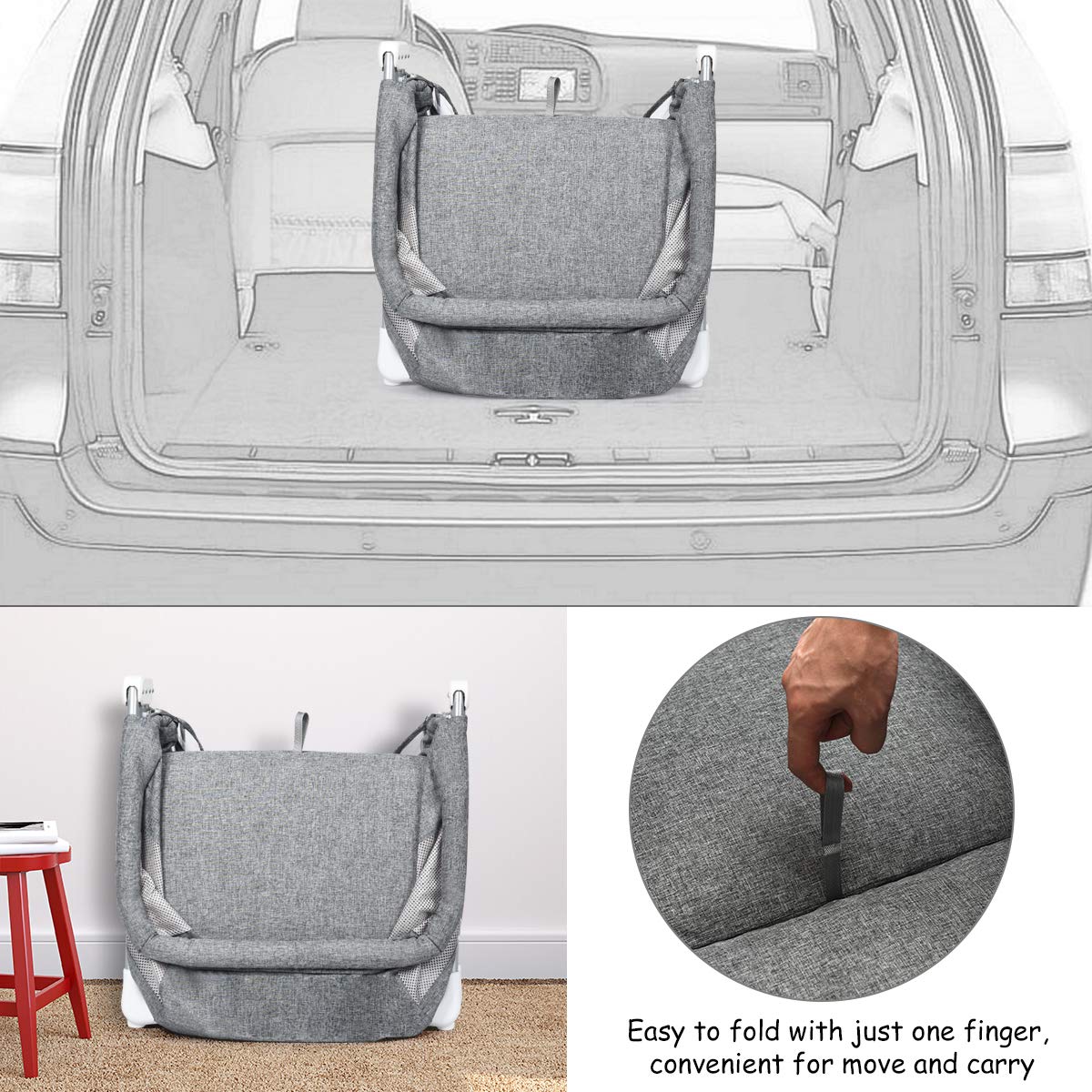 2-in-1 Rocking Bassinet for Newborn Baby OLAKIDS