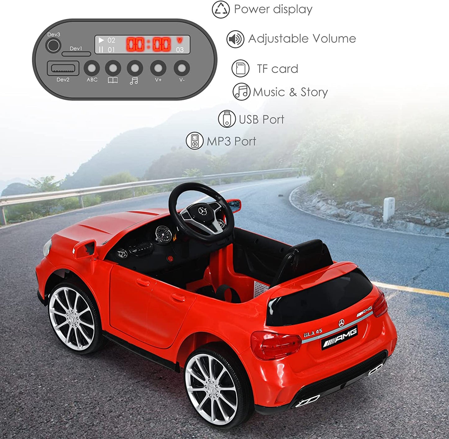 12V Electric Kids Ride On Carr with Remote Control OLAKIDS