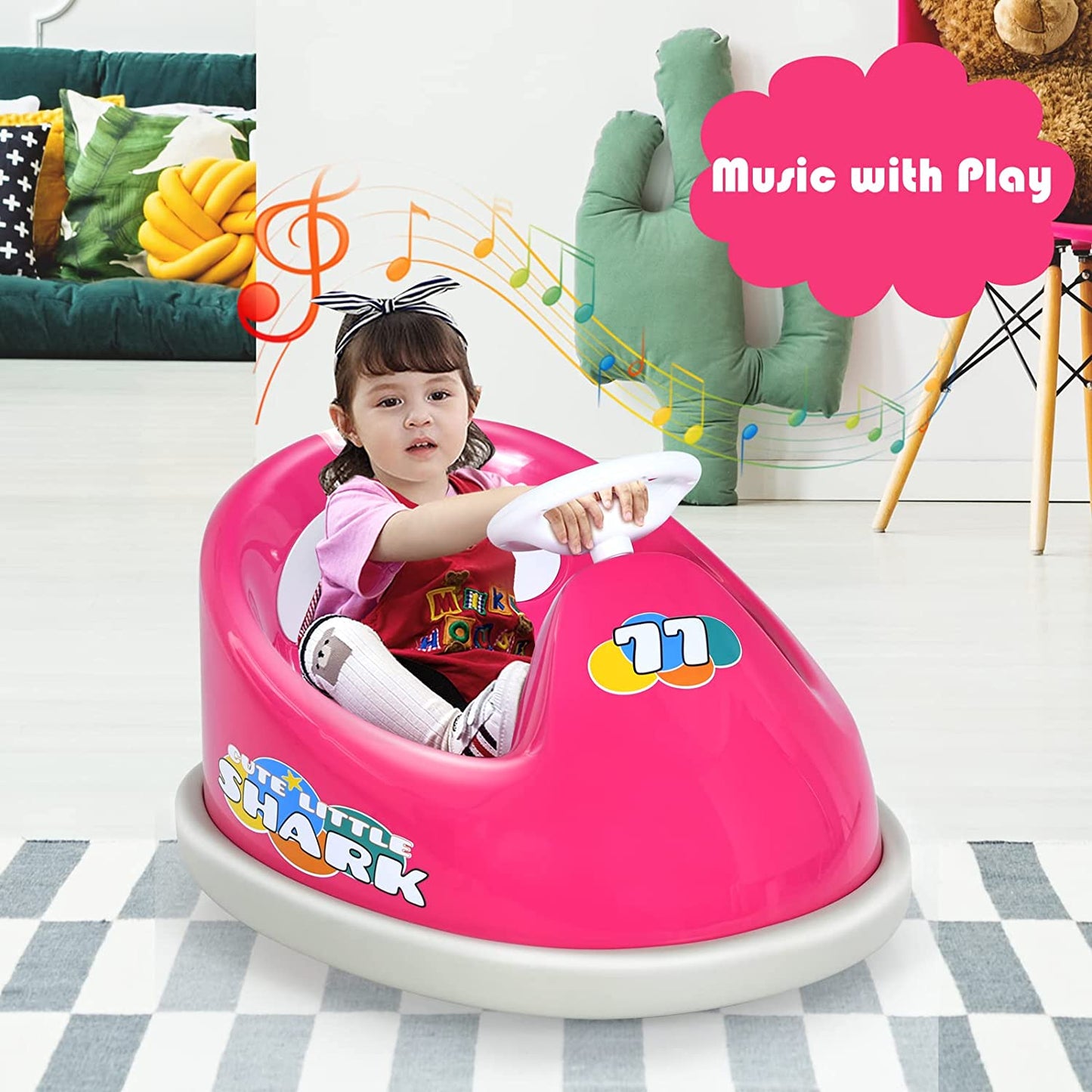 6V Electric Vehicles with Remote Contro Ride On Bumper Car Set OLAKIDS