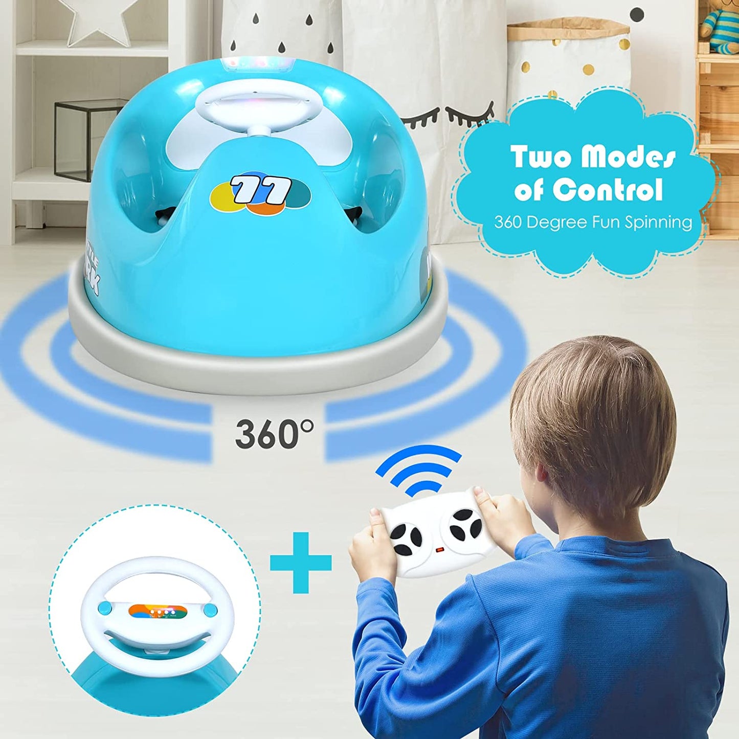 6V Electric Vehicles Ride On Bumper Car Remote Control OLAKIDS