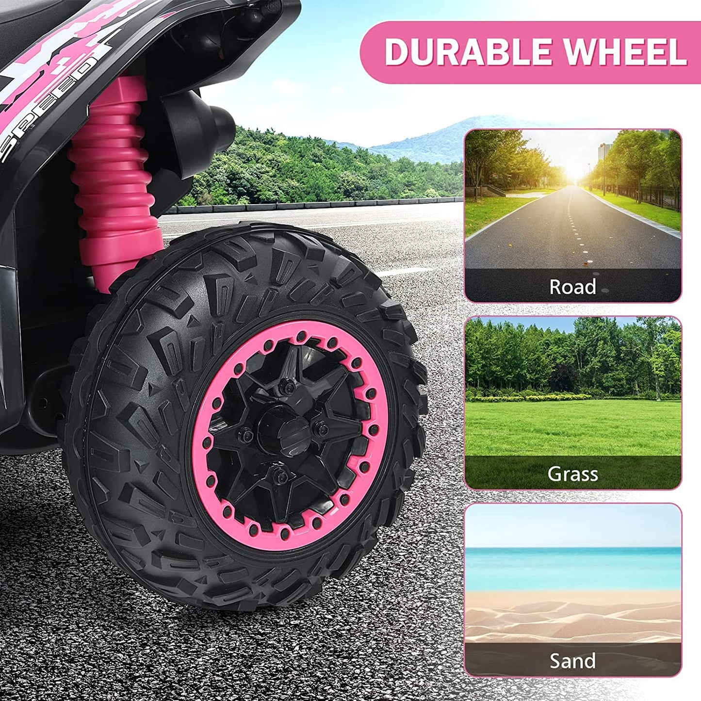 2-in-1 Electric Tractor with Detachable Trailer OLAKIDS