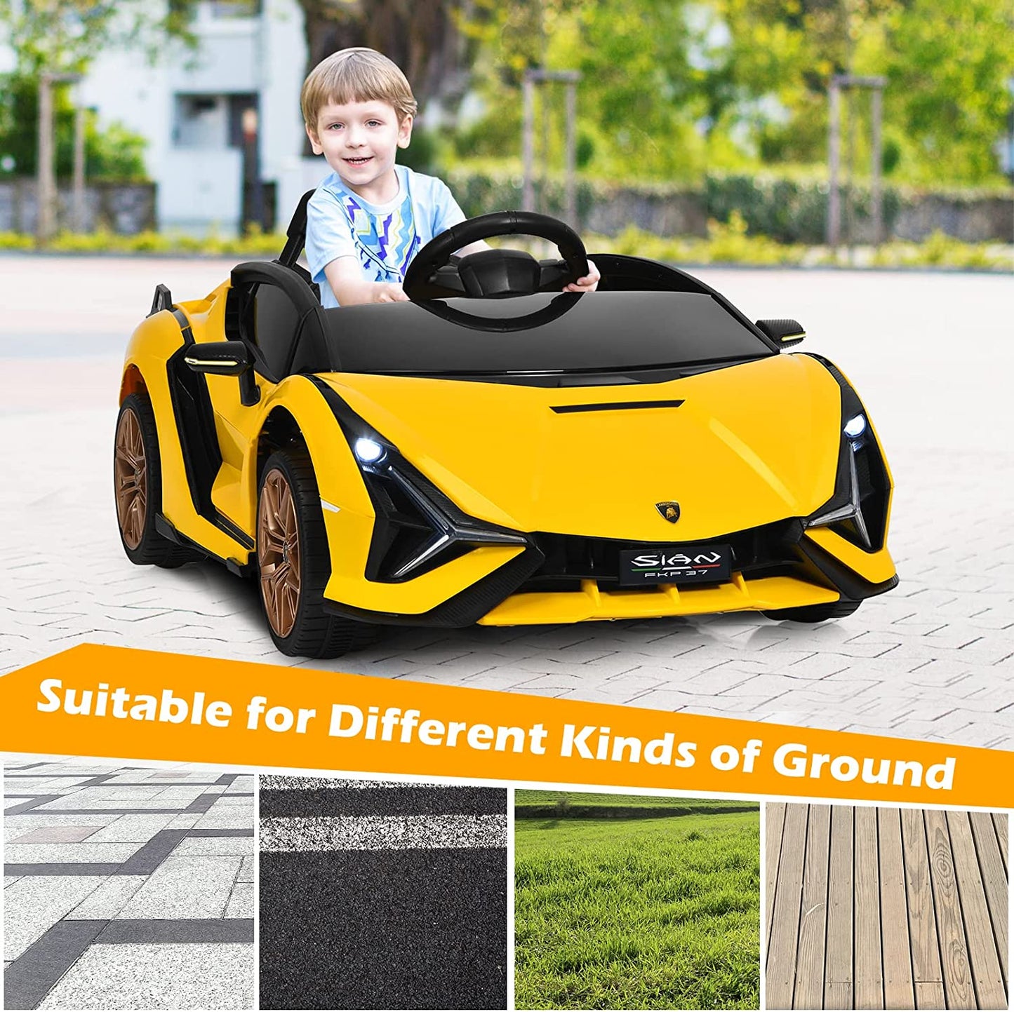 Kids Ride On Car with Parent Remote Control OLAKIDS