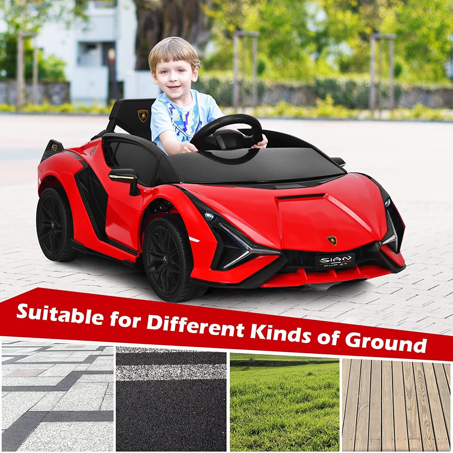 Kids Ride On Car with Parent Remote Control OLAKIDS