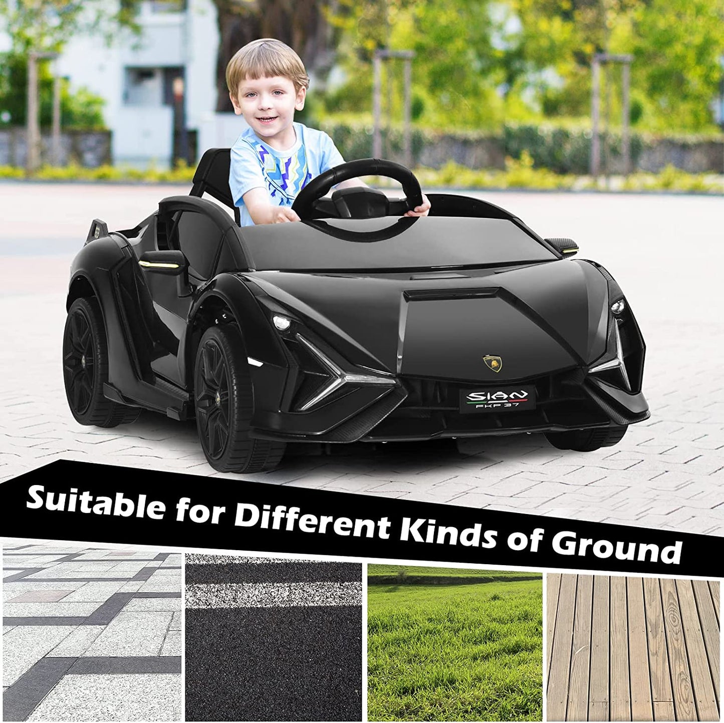 Kids Ride On Car with Parent Remote Control OLAKIDS