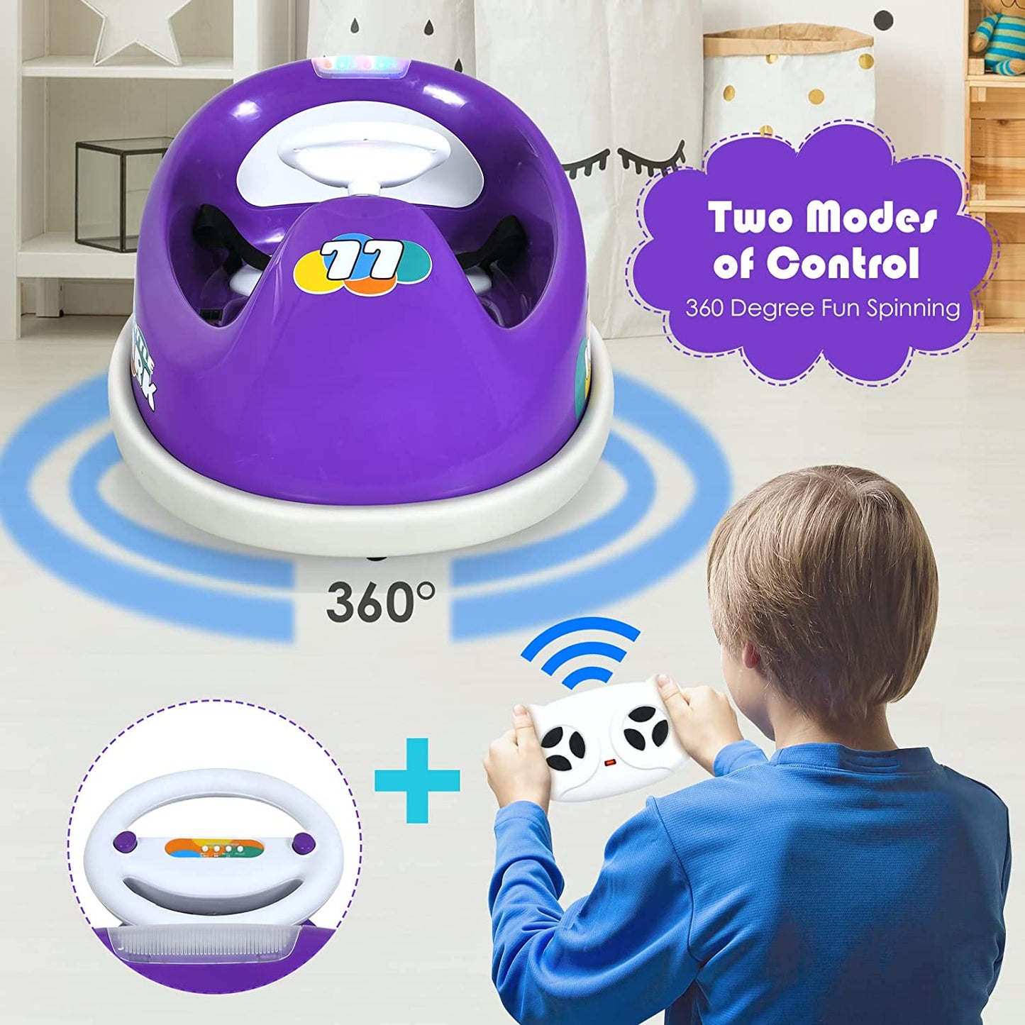 6V Electric Vehicles Ride On Bumper Car Remote Control OLAKIDS
