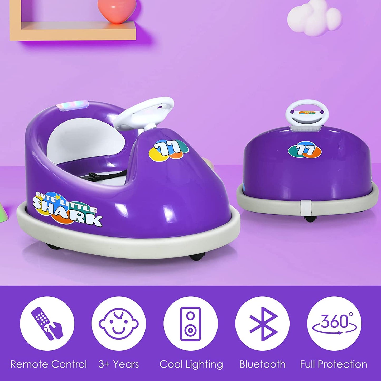 6V Electric Vehicles Ride On Bumper Car Remote Control OLAKIDS