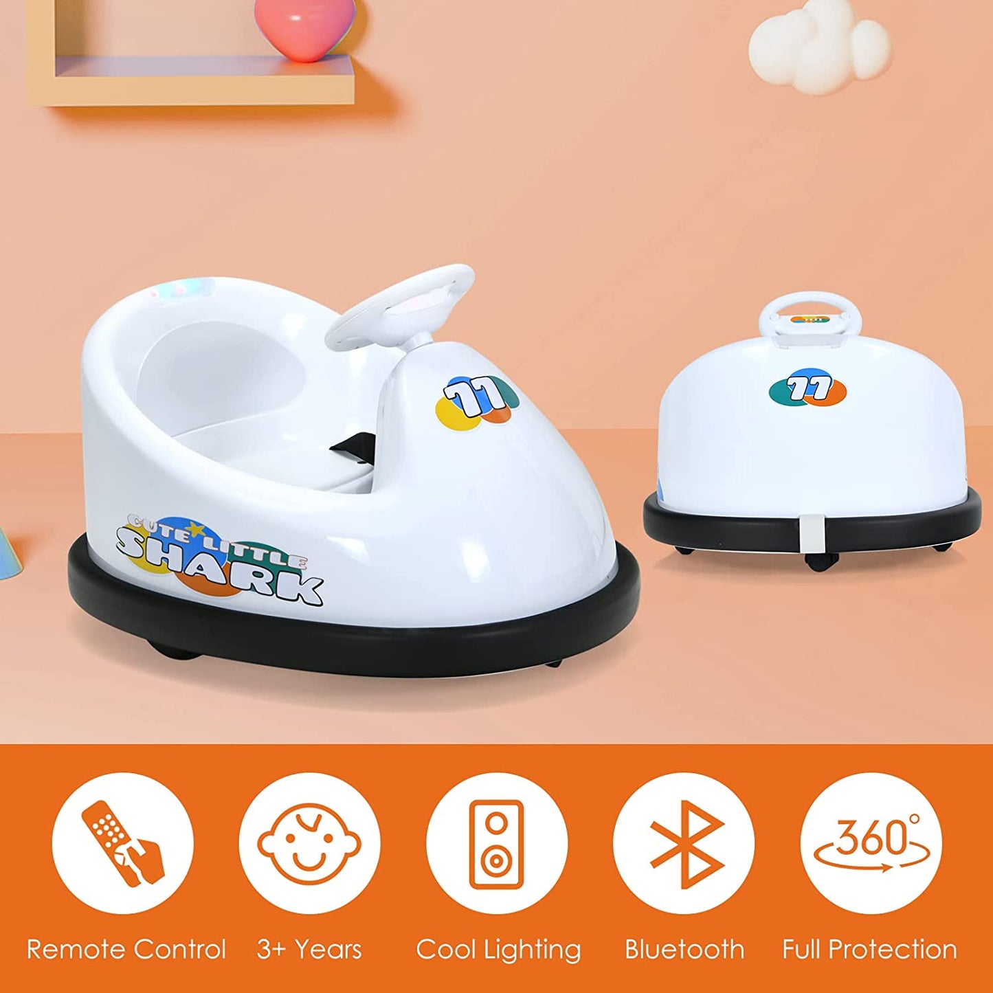 6V Electric Vehicles Ride On Bumper Car Remote Control OLAKIDS