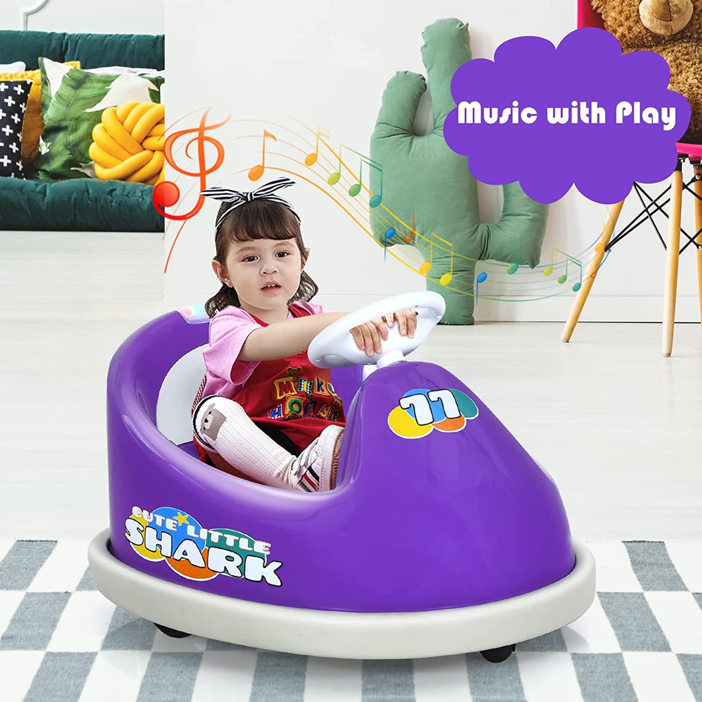 6V Electric Vehicles Ride On Bumper Car Remote Control OLAKIDS