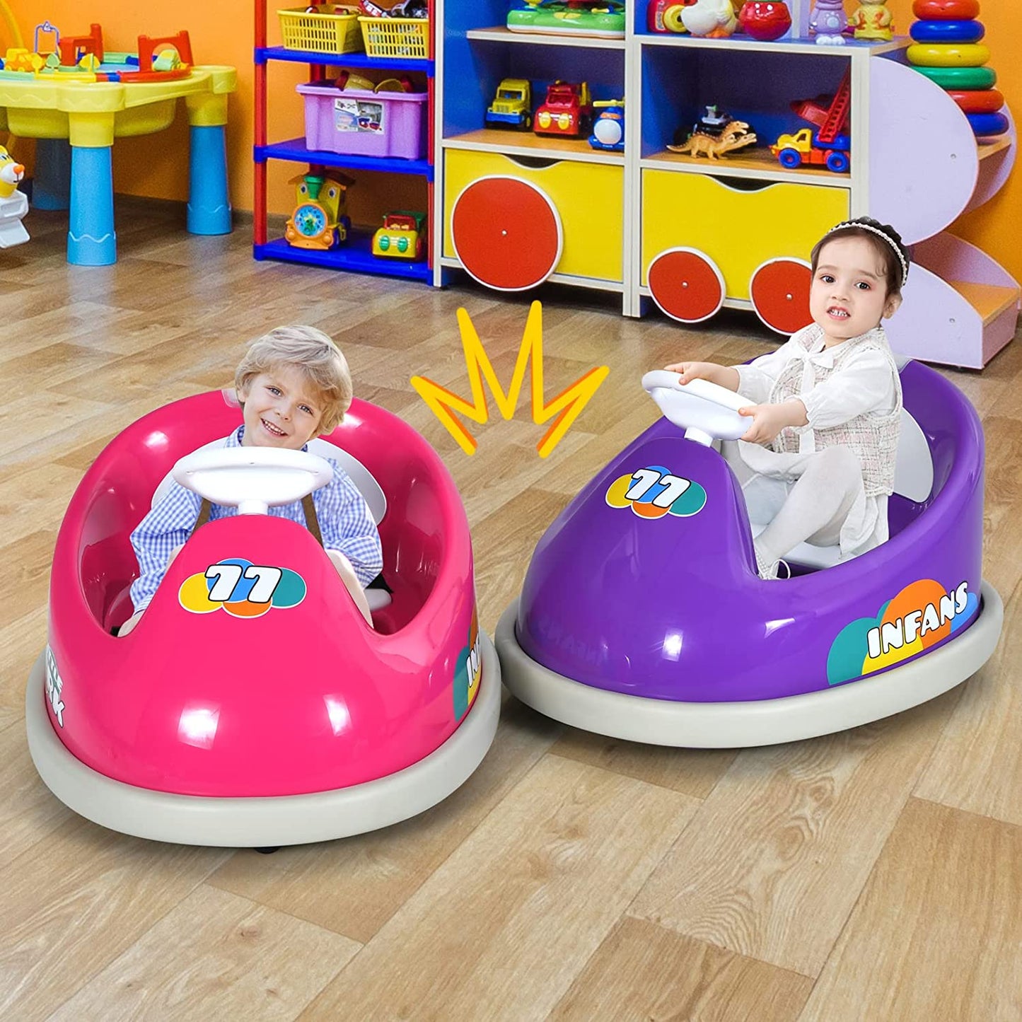 6V Electric Vehicles Ride On Bumper Car Remote Control OLAKIDS