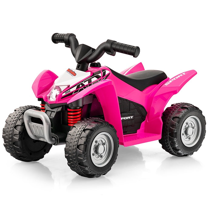 OLAKIDS Kids Ride on ATV, 6V Electric Vehicle for Toddlers, 4 Wheeler Battery Powered Motorized Quad Toy Car