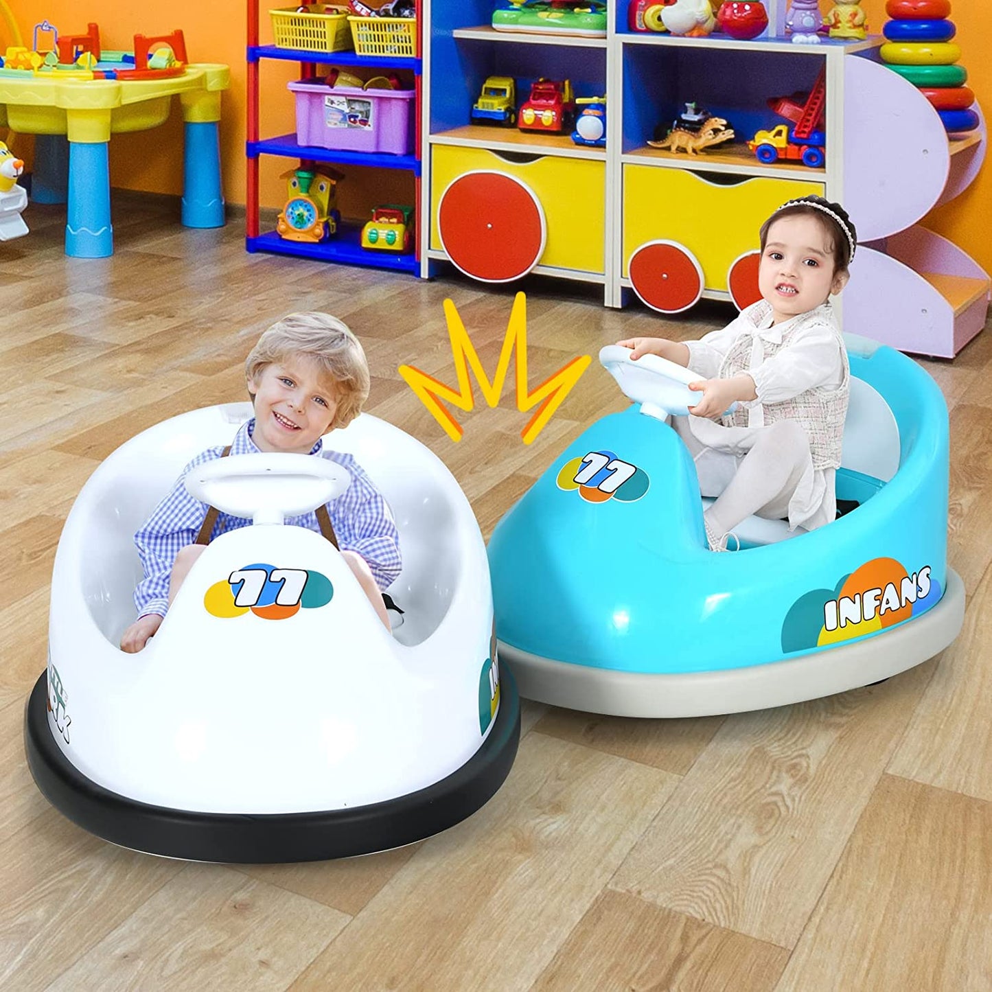 6V Electric Vehicles Ride On Bumper Car Remote Control OLAKIDS
