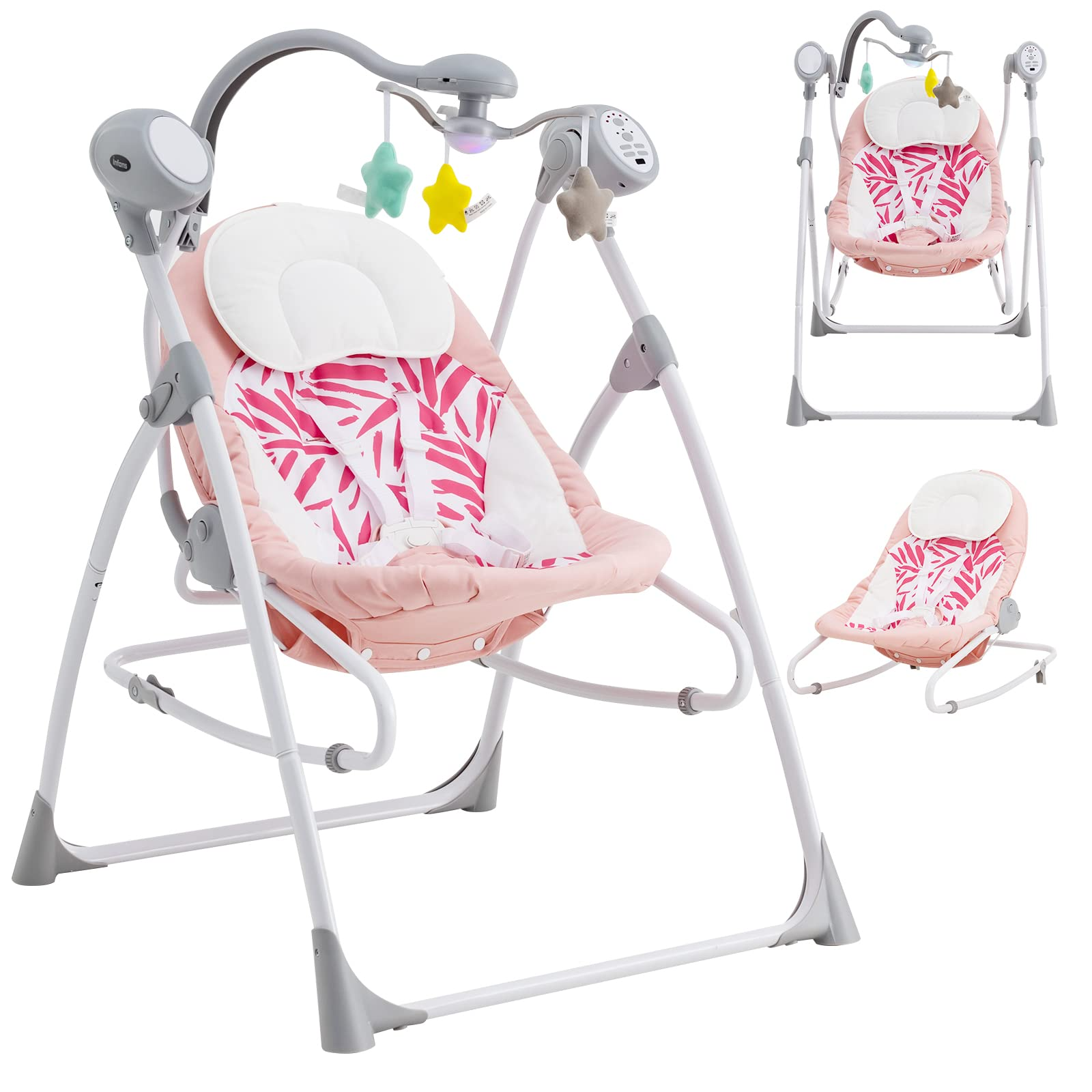 Folding baby rocker sales