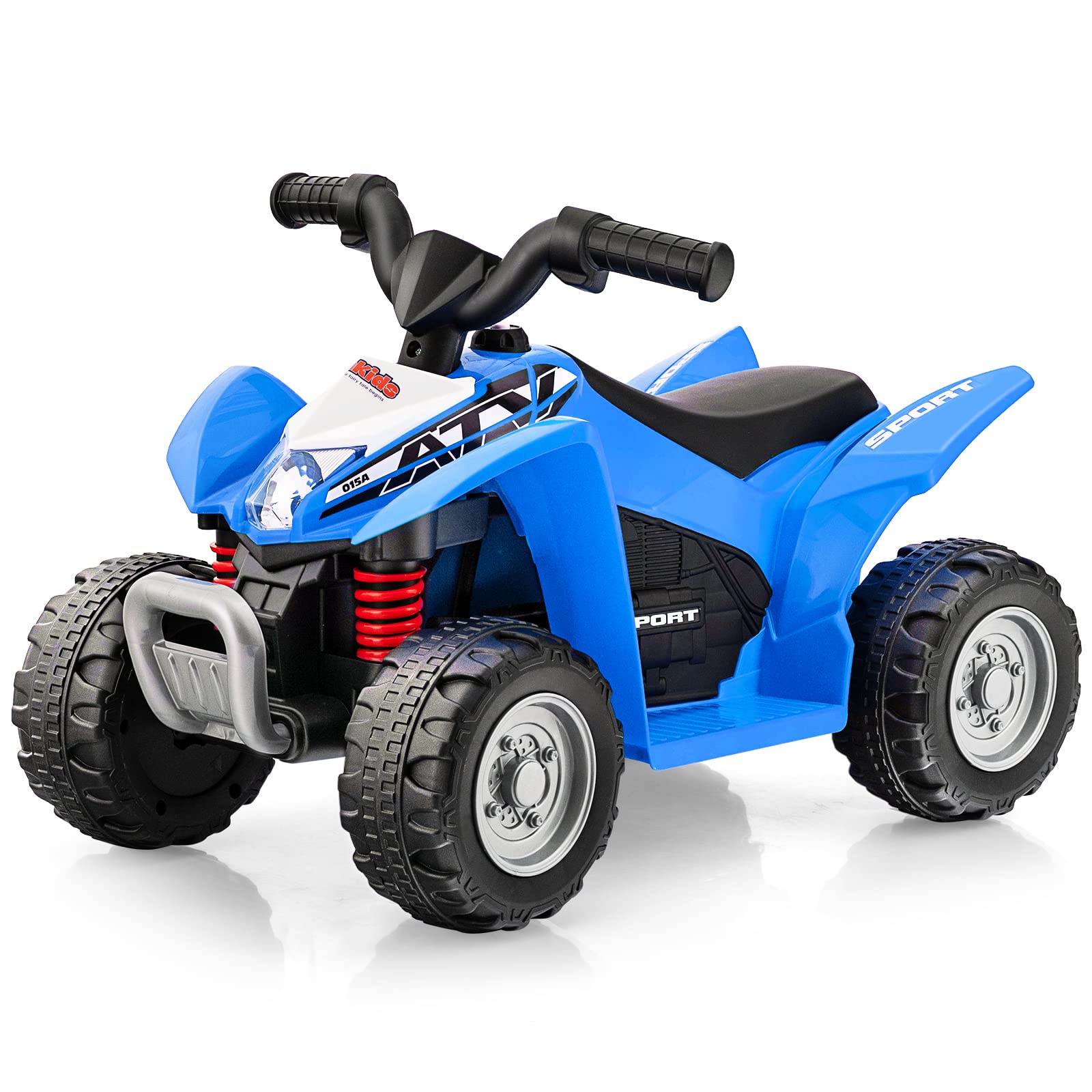 OLAKIDS Kids Ride on ATV, 6V Electric Vehicle for Toddlers, Wheeler Battery Powered Motorized Quad Toy Car