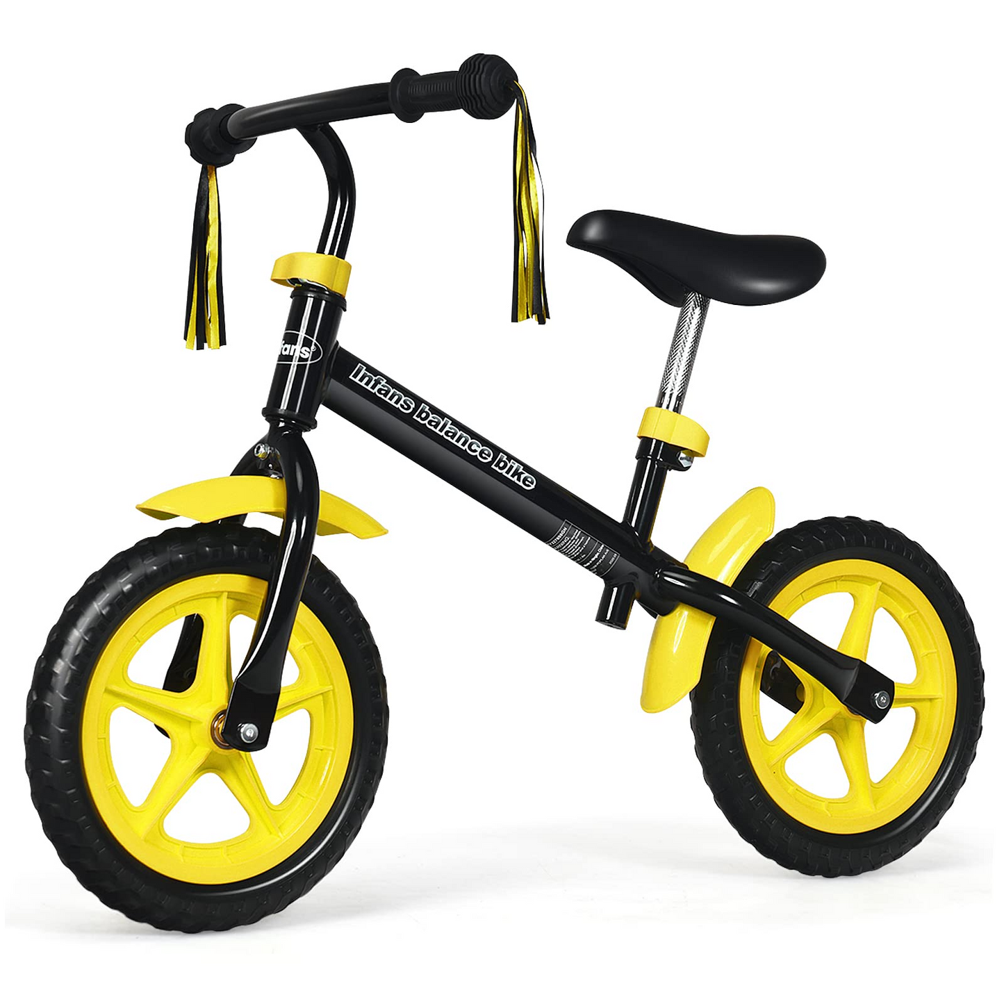 Balance Bike for 4-5 Years Old - Beginner Training Bicycle with 12" Airless Eva Tires OLAKIDS
