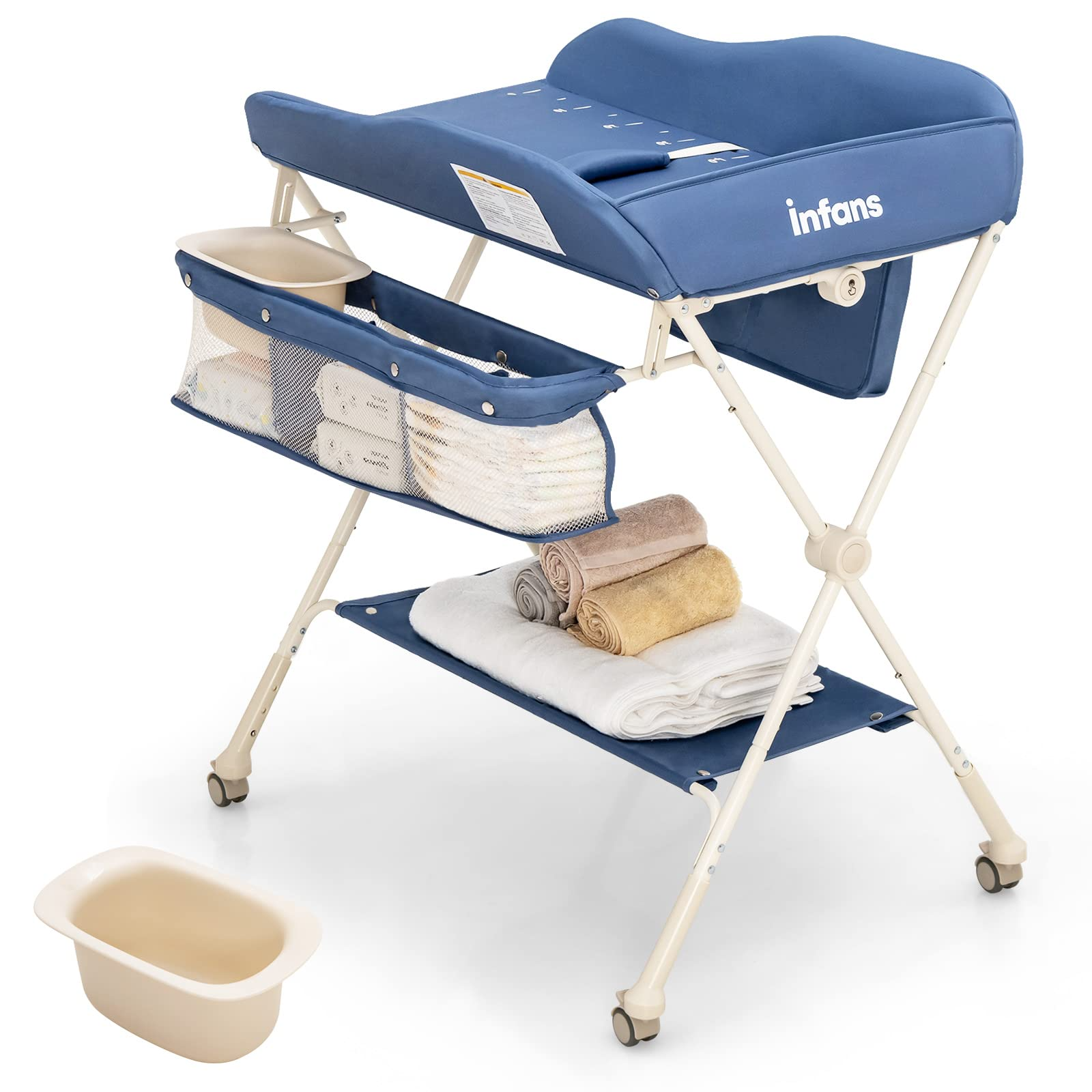 Folding changing station online