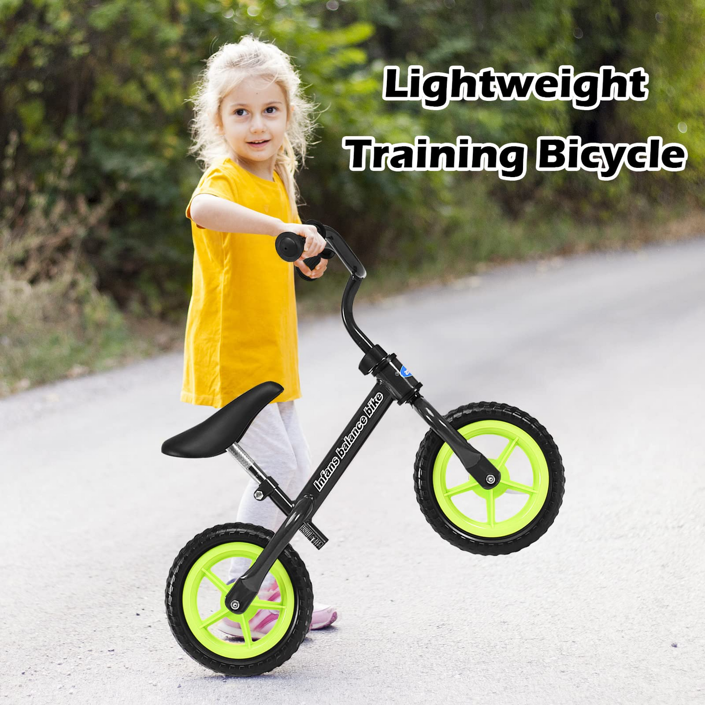 Balance Bike Training Bicycle with 10" Airless Eva Tires OLAKIDS