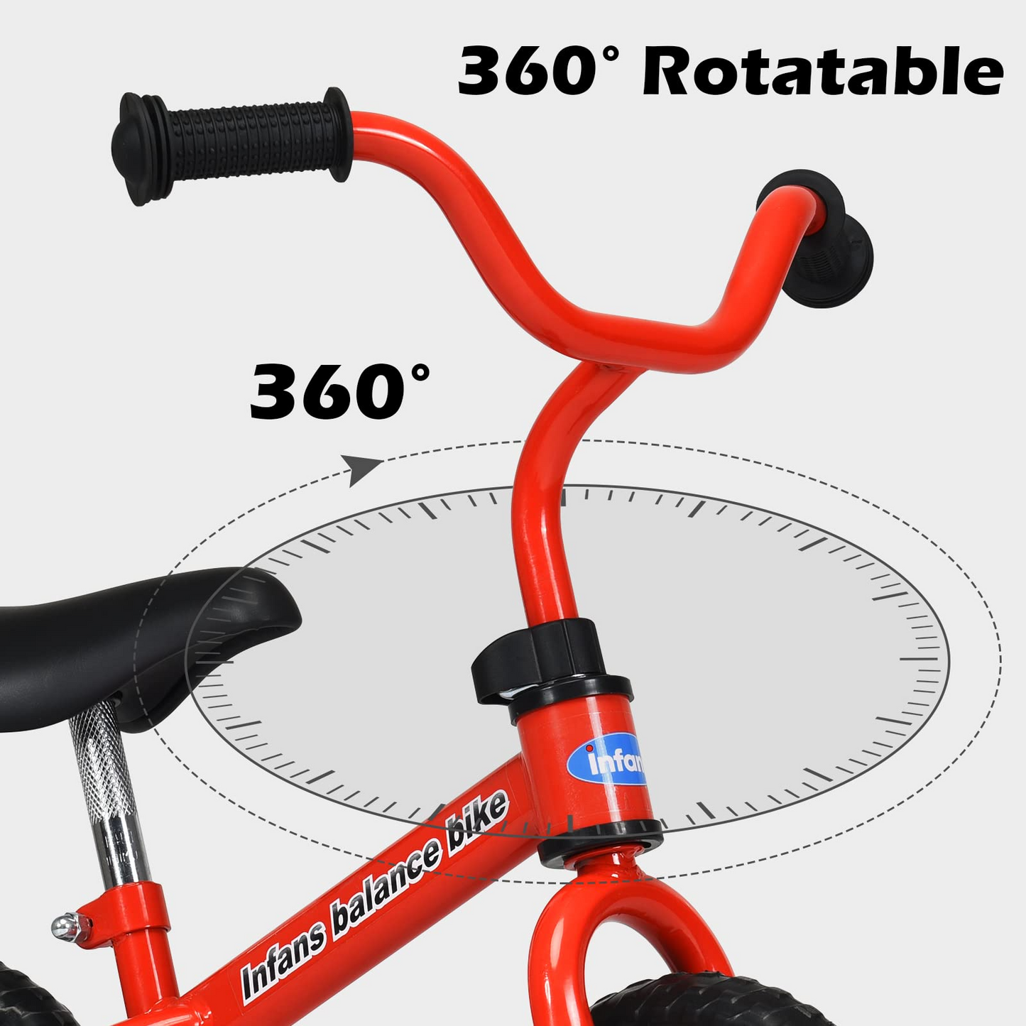 Balance Bike Training Bicycle with 10" Airless Eva Tires OLAKIDS
