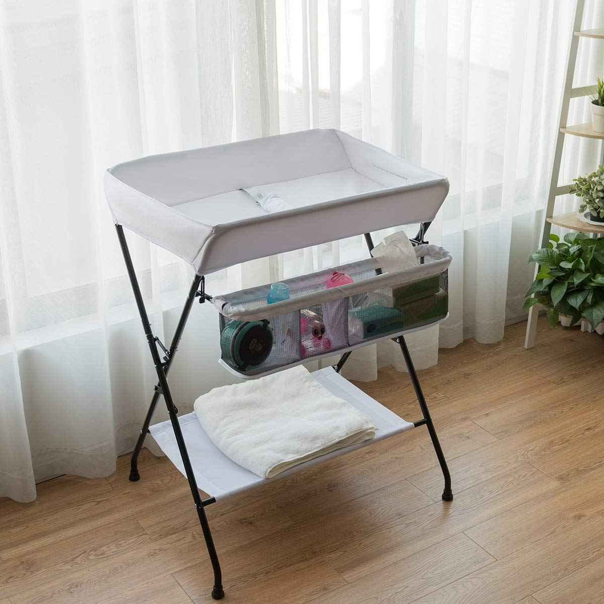 Baby Portable Changing Table with Safety Belt OLAKIDS