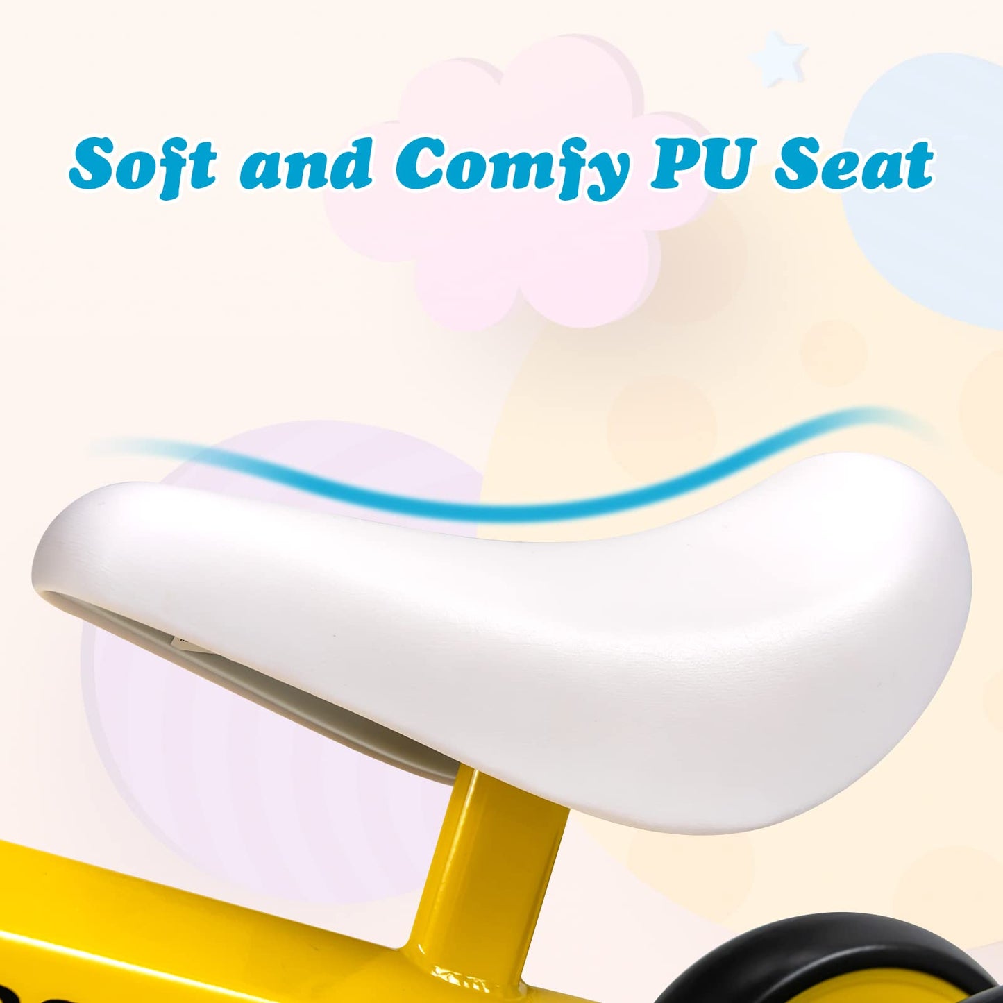OLAKIDS Baby Balance Bike, Toddler Ride On Bicycle for 1 Year Old, Kids No Pedal Sliding Toy with Silent Wheels OLAKIDS