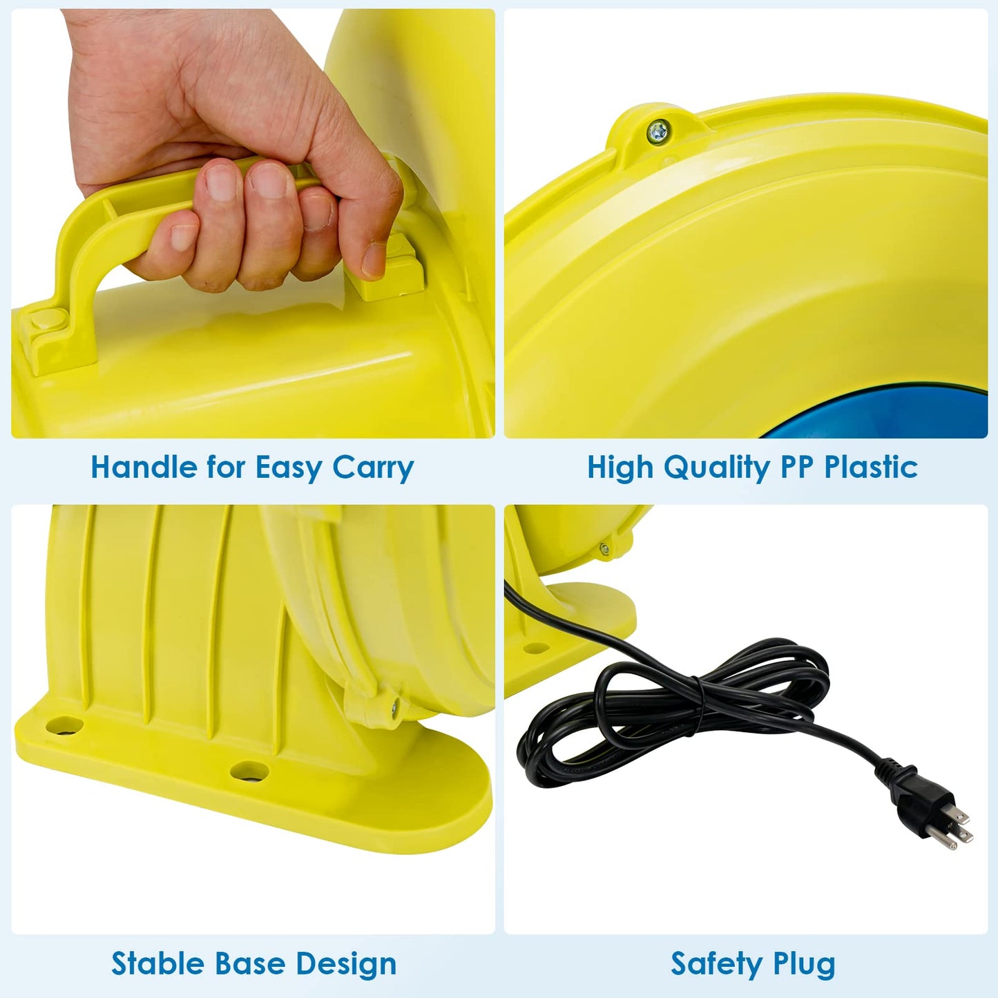 OLAKIDS Inflatable Bouncer Blower, 480W Lightweight Pump Fan OLAKIDS