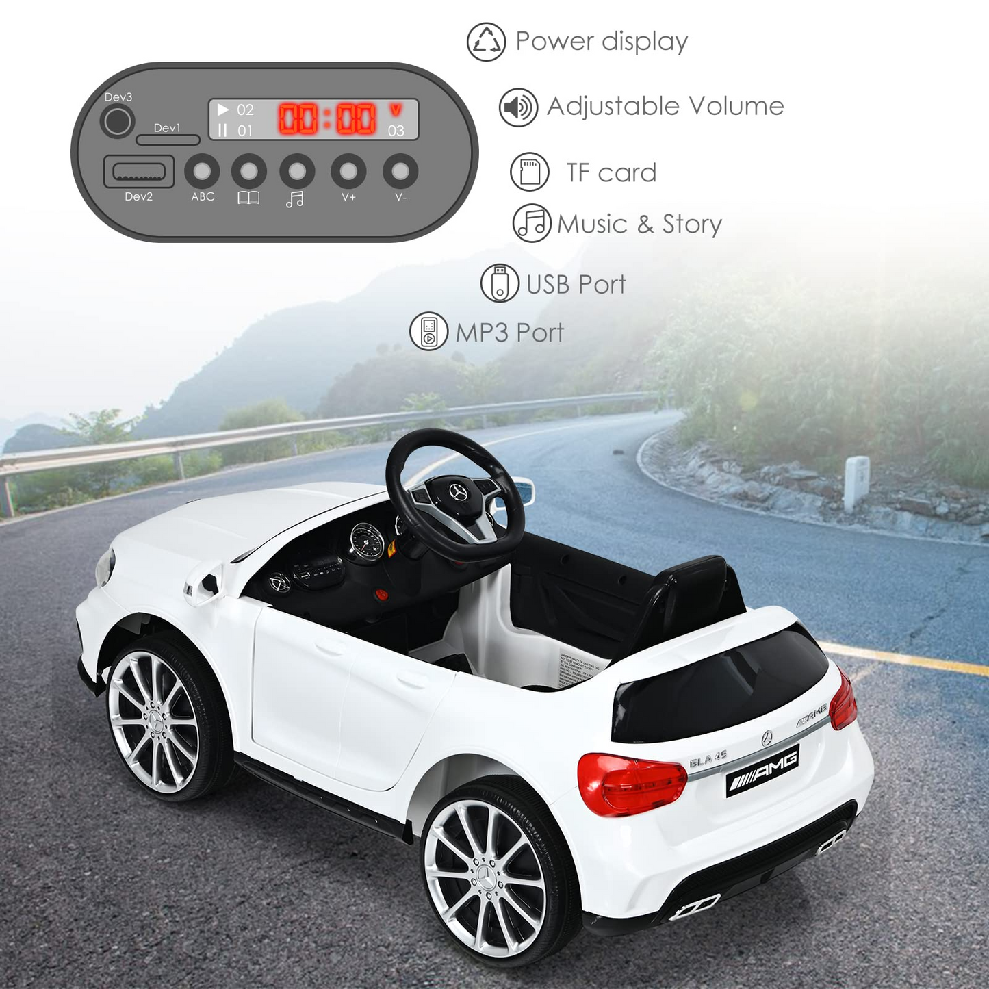12V Electric Kids Ride On Carr with Remote Control OLAKIDS