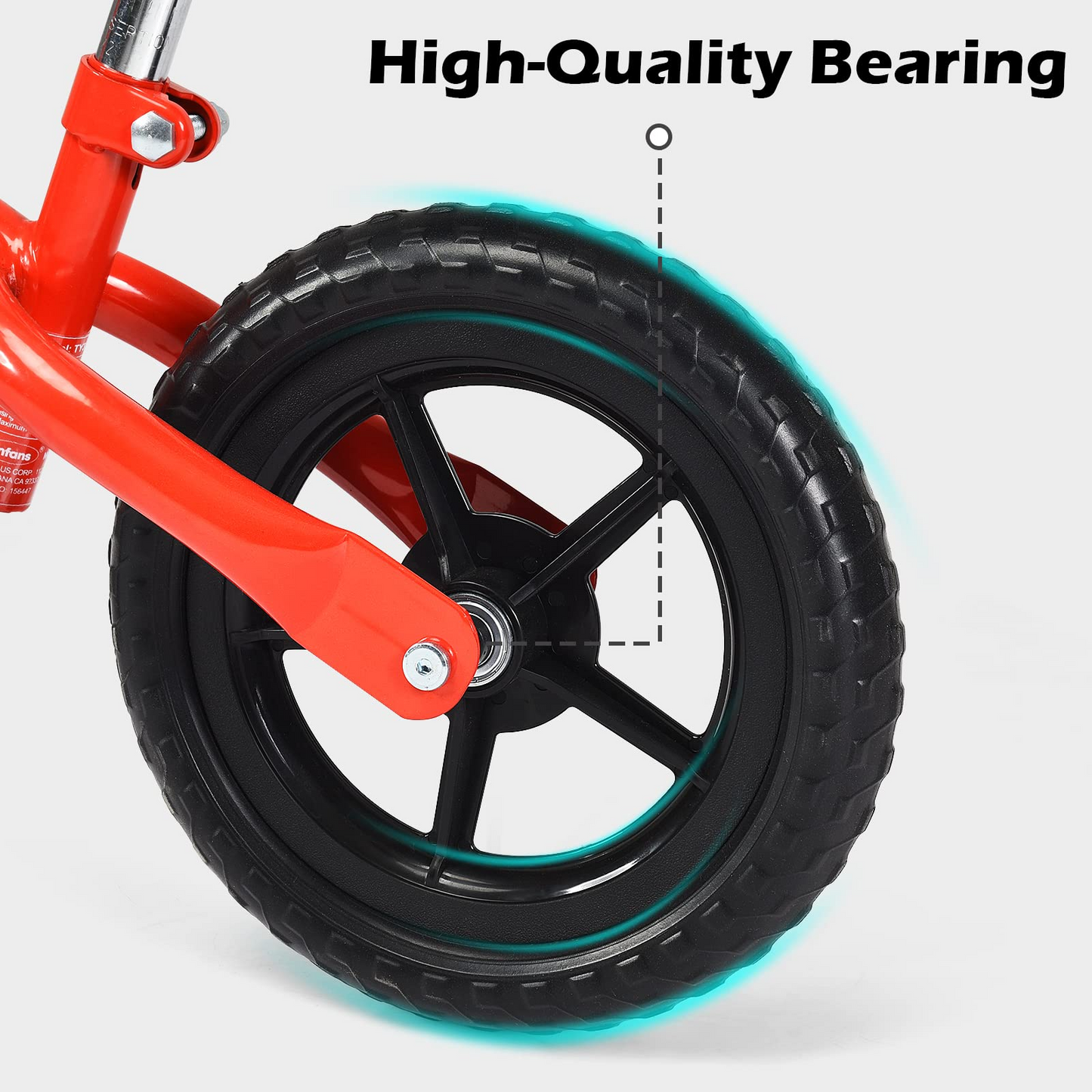 Balance Bike Training Bicycle with 10" Airless Eva Tires OLAKIDS