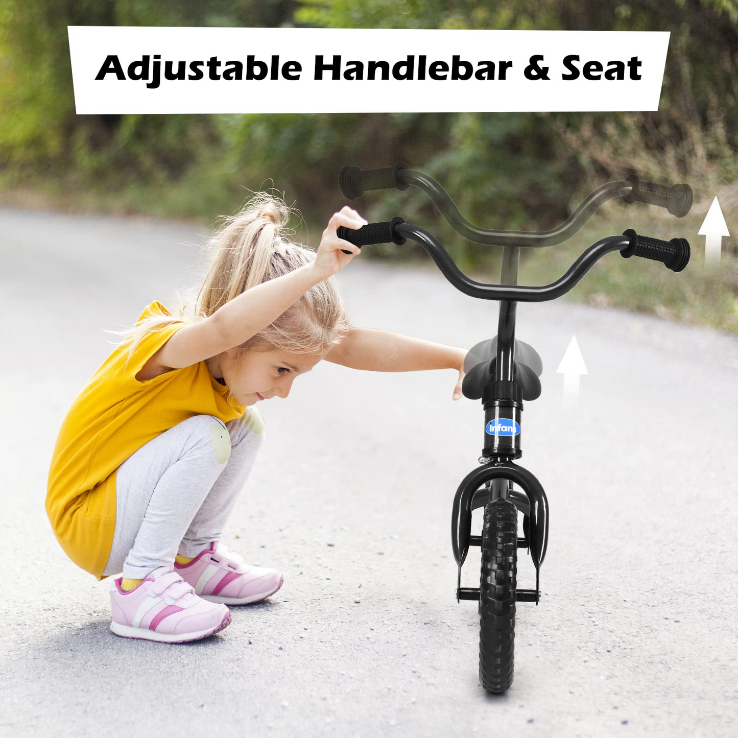 Balance Bike Training Bicycle with 10" Airless Eva Tires OLAKIDS