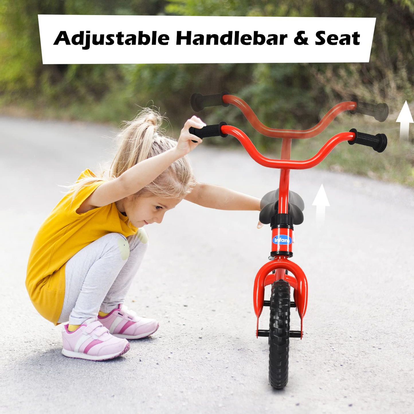 Balance Bike Training Bicycle with 10" Airless Eva Tires OLAKIDS