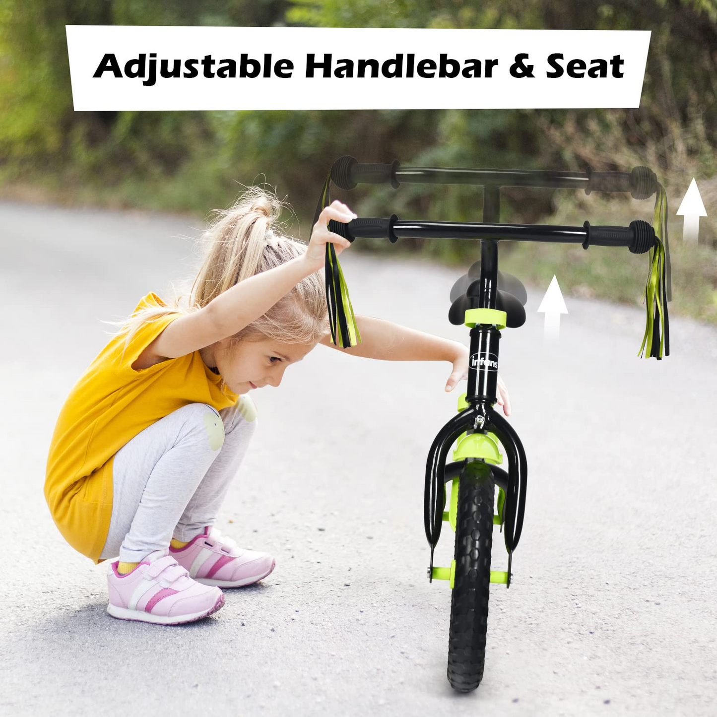 Balance Bike for 4-5 Years Old - Beginner Training Bicycle with 12" Airless Eva Tires OLAKIDS