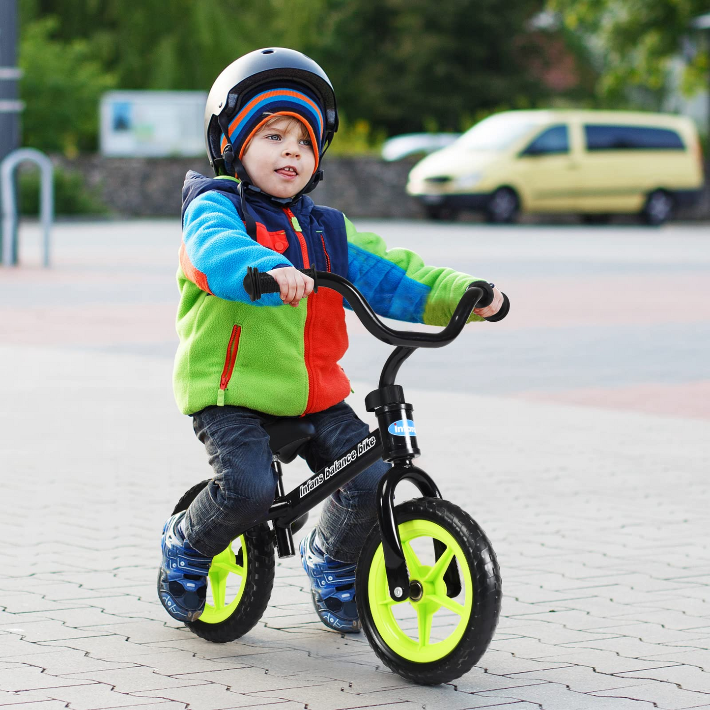 Balance Bike Training Bicycle with 10" Airless Eva Tires OLAKIDS