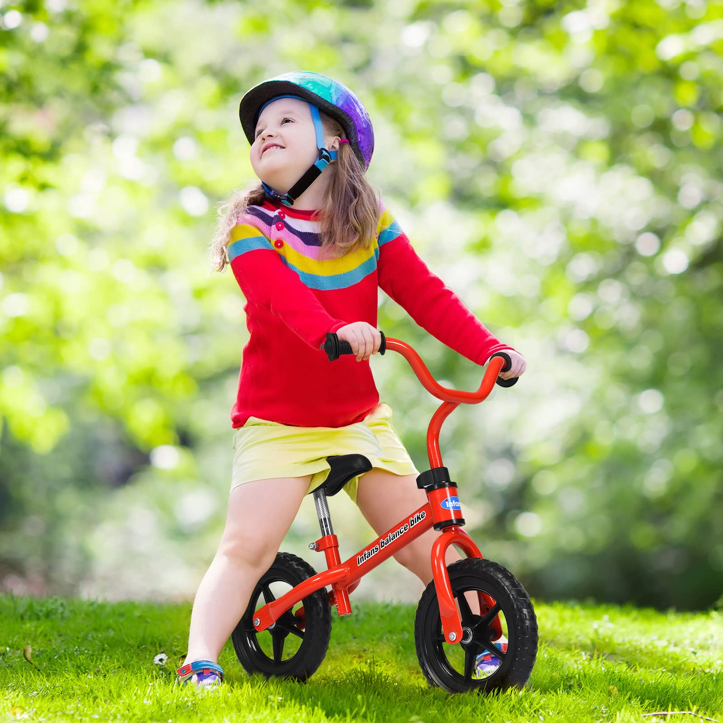Balance Bike Training Bicycle with 10" Airless Eva Tires OLAKIDS