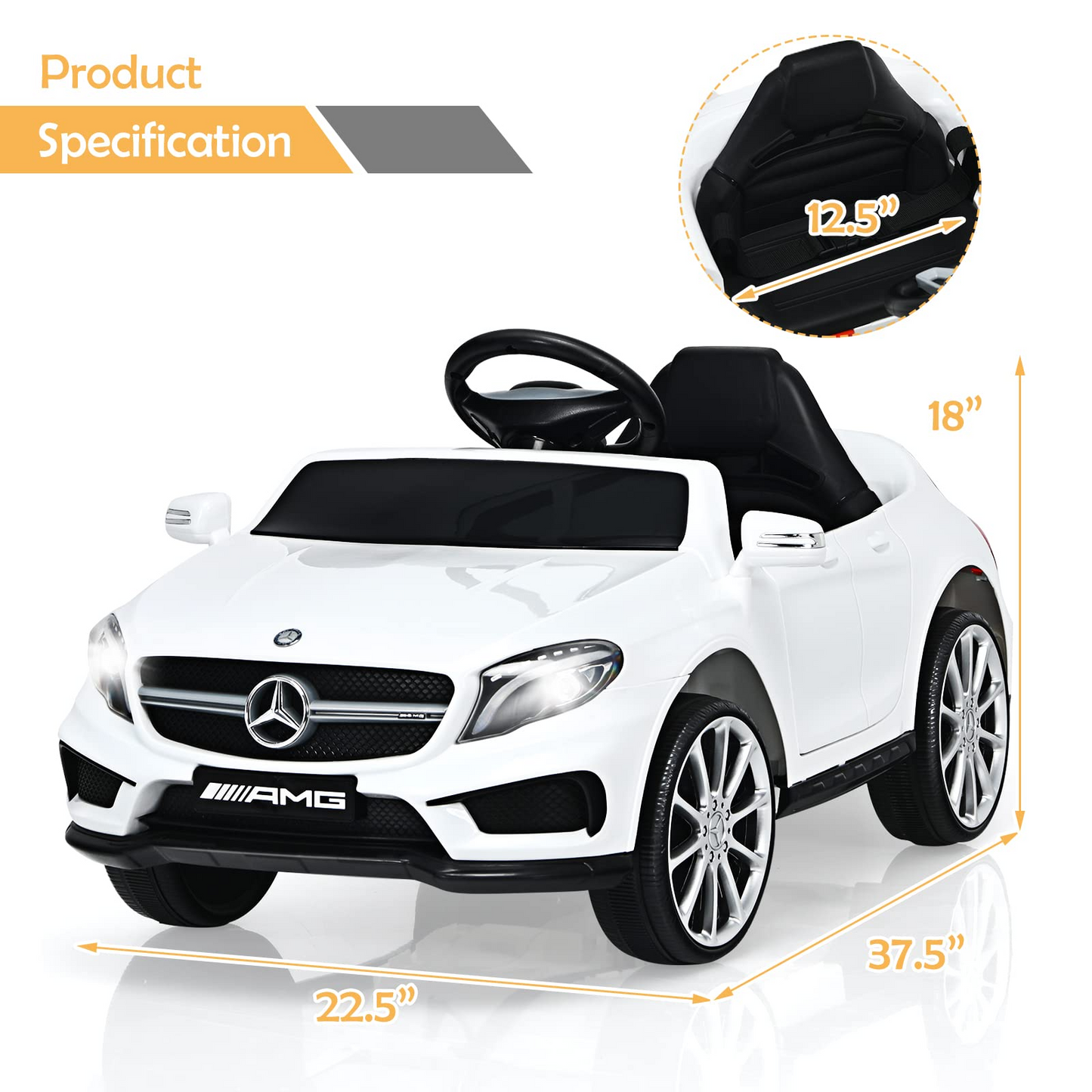 12V Electric Kids Ride On Carr with Remote Control OLAKIDS