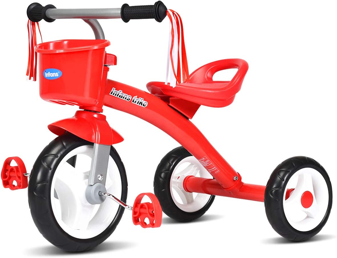 Kids Tricycle Rider with Adjustable Seat OLAKIDS