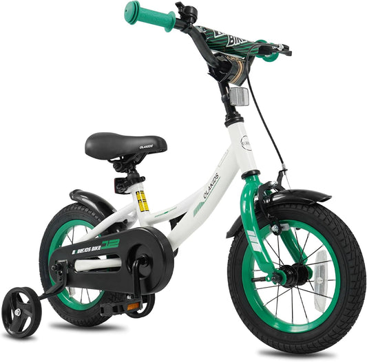 Olakids 12-18 Inch BMX Kids Bike with Training Wheels & Dual Brakes