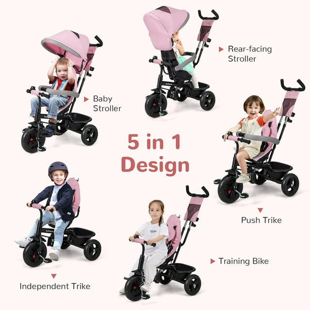 Baby push fashion trike